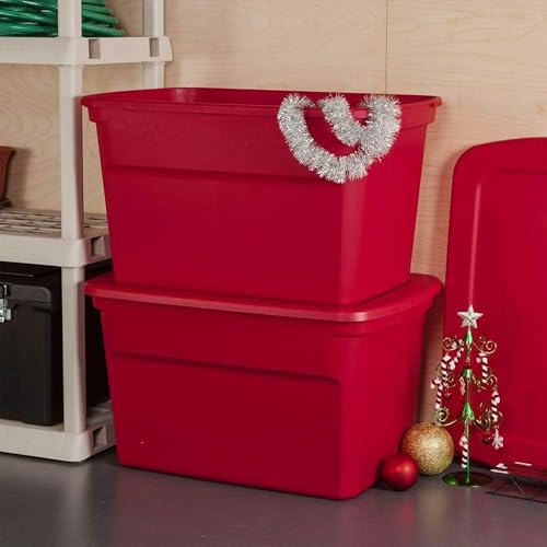 sterilite-30-gallon-durable-stacking-seasonal-storage-tote-6-pack-red-heavy-duty image 8