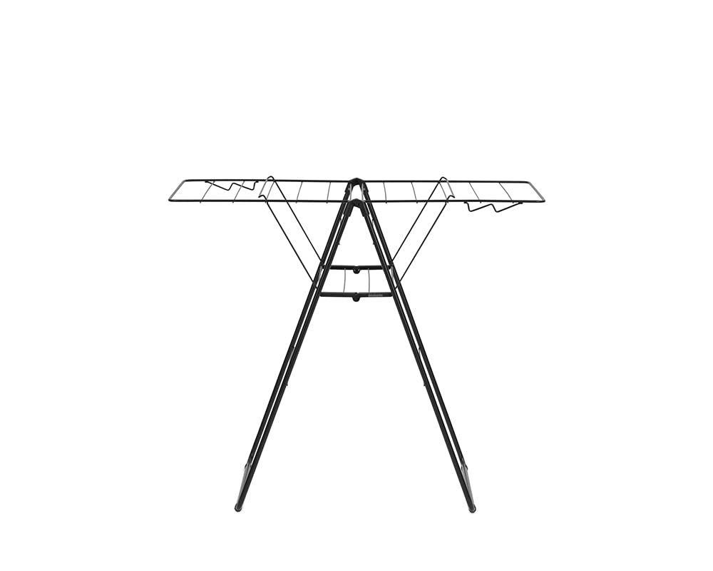 brabantia-hangon-compact-clothes-drying-rack-49ft-15m-matt-black-with-2-fold-out image 4
