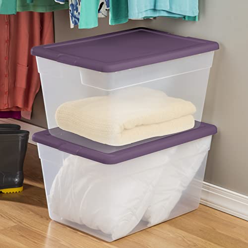 sterilite-stackable-56-quart-storage-tote-with-secure-latching-lid-and-built-in- image 7