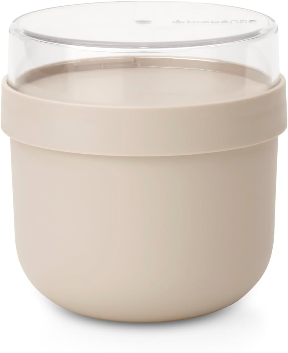 brabantia-make-take-lunch-bowl-light-gray-34oz-leakproof-meal-prep-container image 8