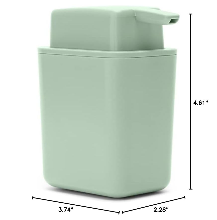 brabantia-soap-dispenser-7oz-jade-green-easy-refill-non-drip-pump-for-bathroom-o image 7