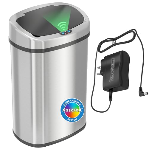 itouchless-sensorcan-50-liter-13-gallon-motion-sensor-trash-can-stainless-steel- image 7