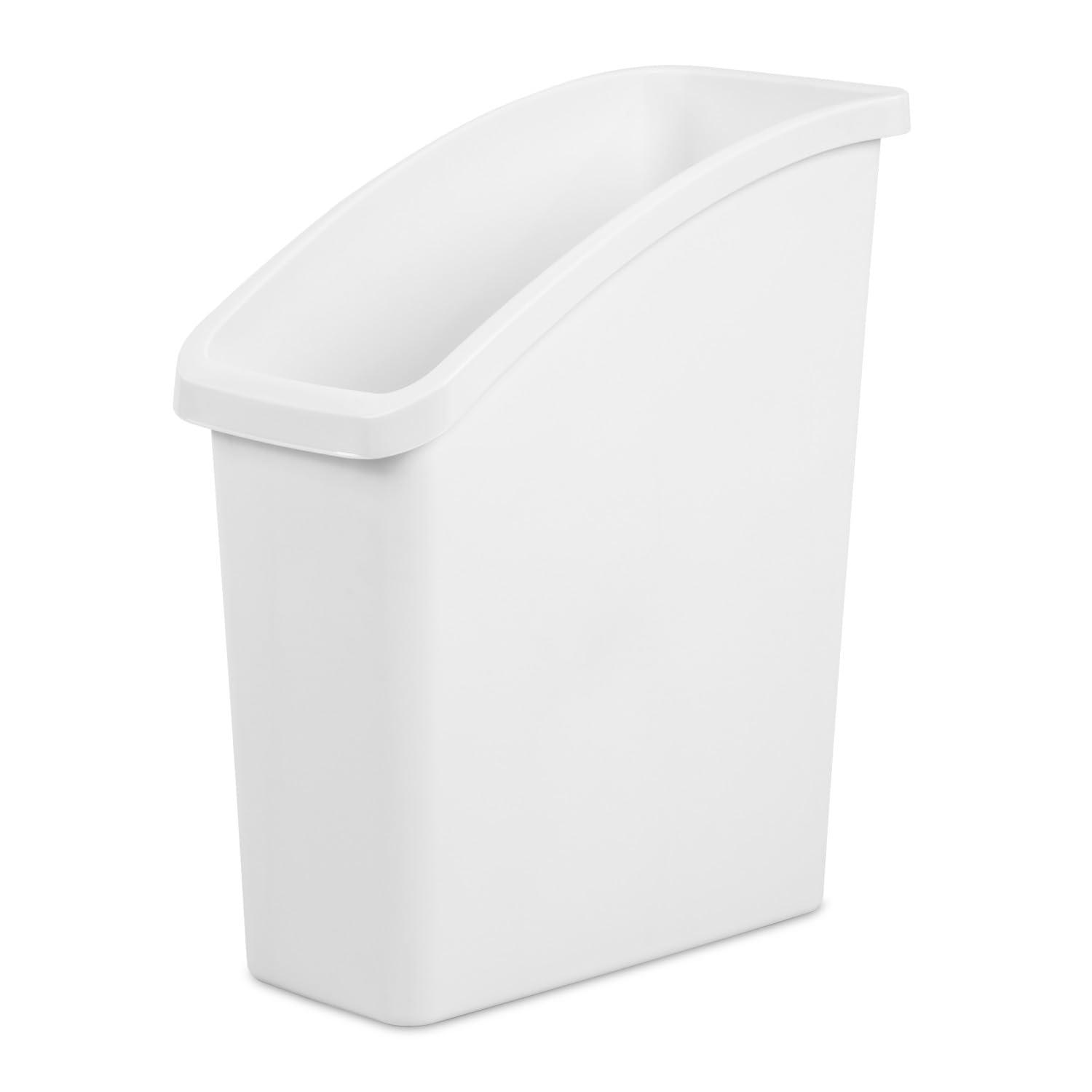 sterilite-under-sink-wastebasket-slim-plastic-trash-can-for-kitchen-or-bathroom- image 2