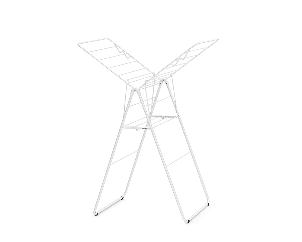 brabantia-hangon-compact-clothes-drying-rack-49ft-15m-white-small-indoor-clothes image 3