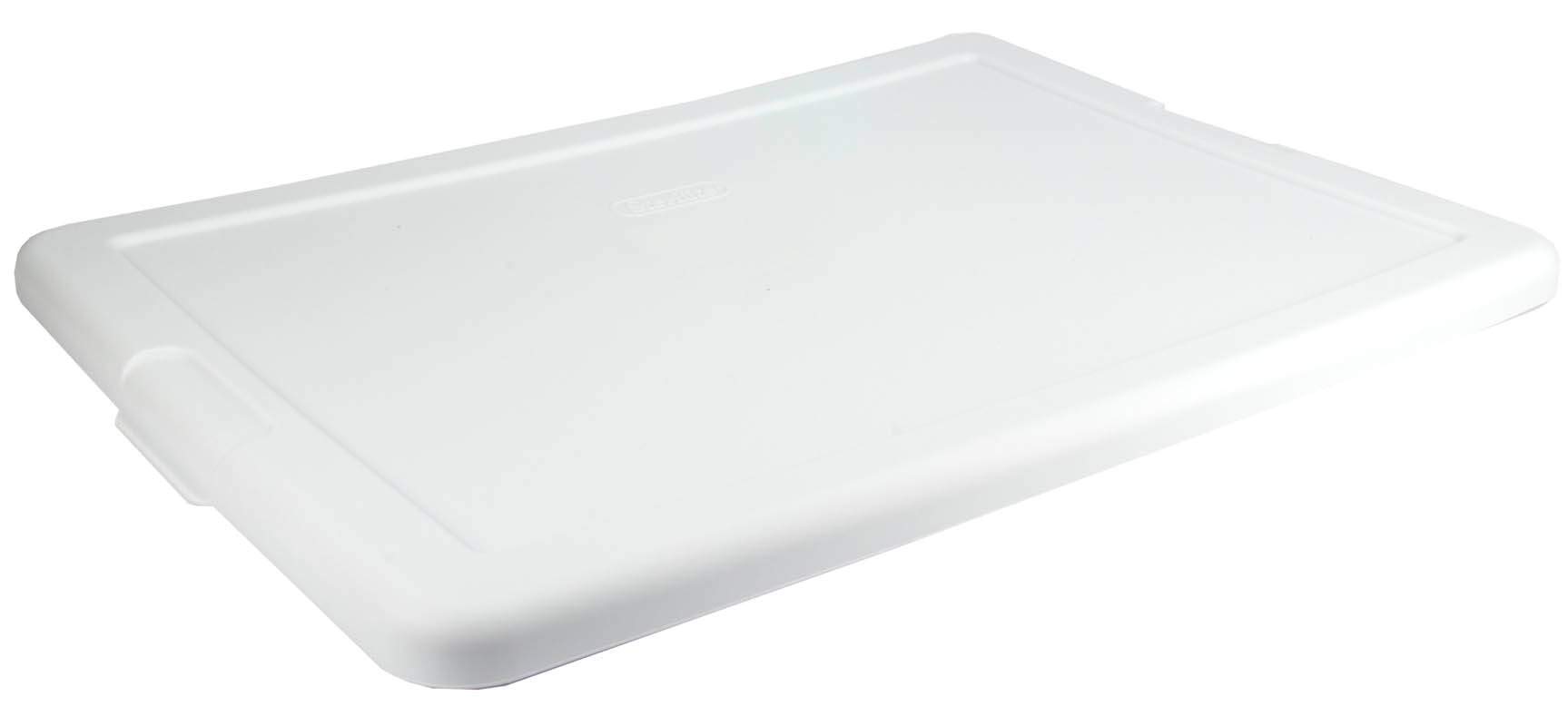 sterilite-28-quart-clear-bin-storage-box-tote-container-with-white-lid-60-pack image 5