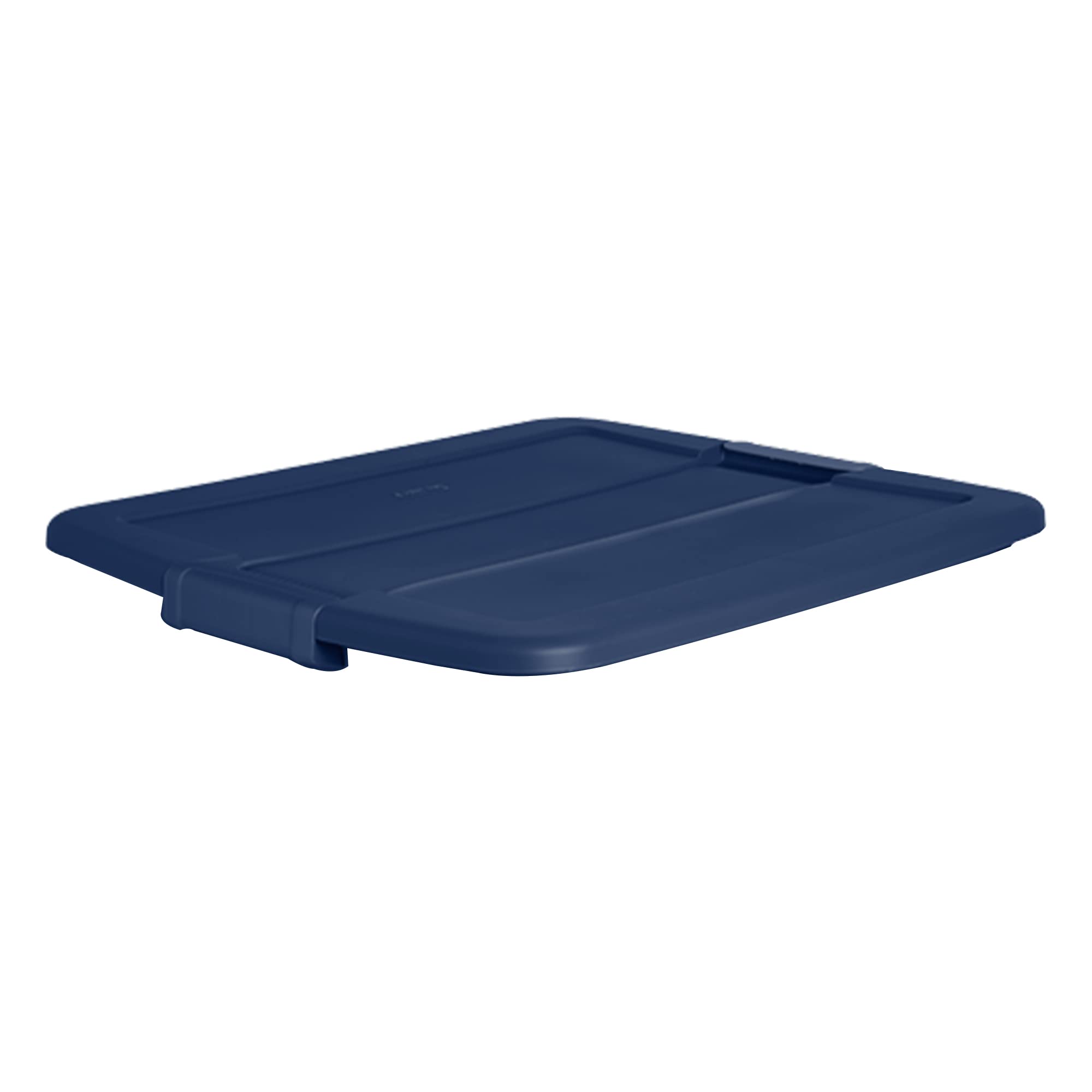 sterilite-20-gallon-stackable-plastic-storage-tote-with-latching-lid-marine-blue image 3