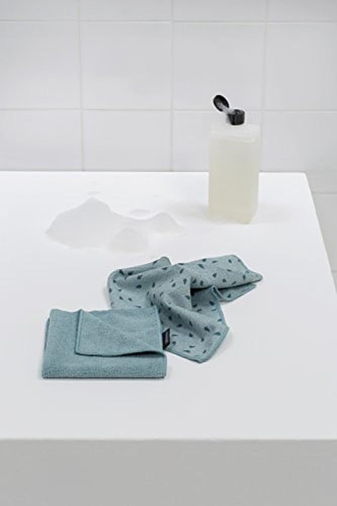 brabantia-2-pack-microfiber-cleaning-dish-cloths-dark-gray-12x12-inches image 4