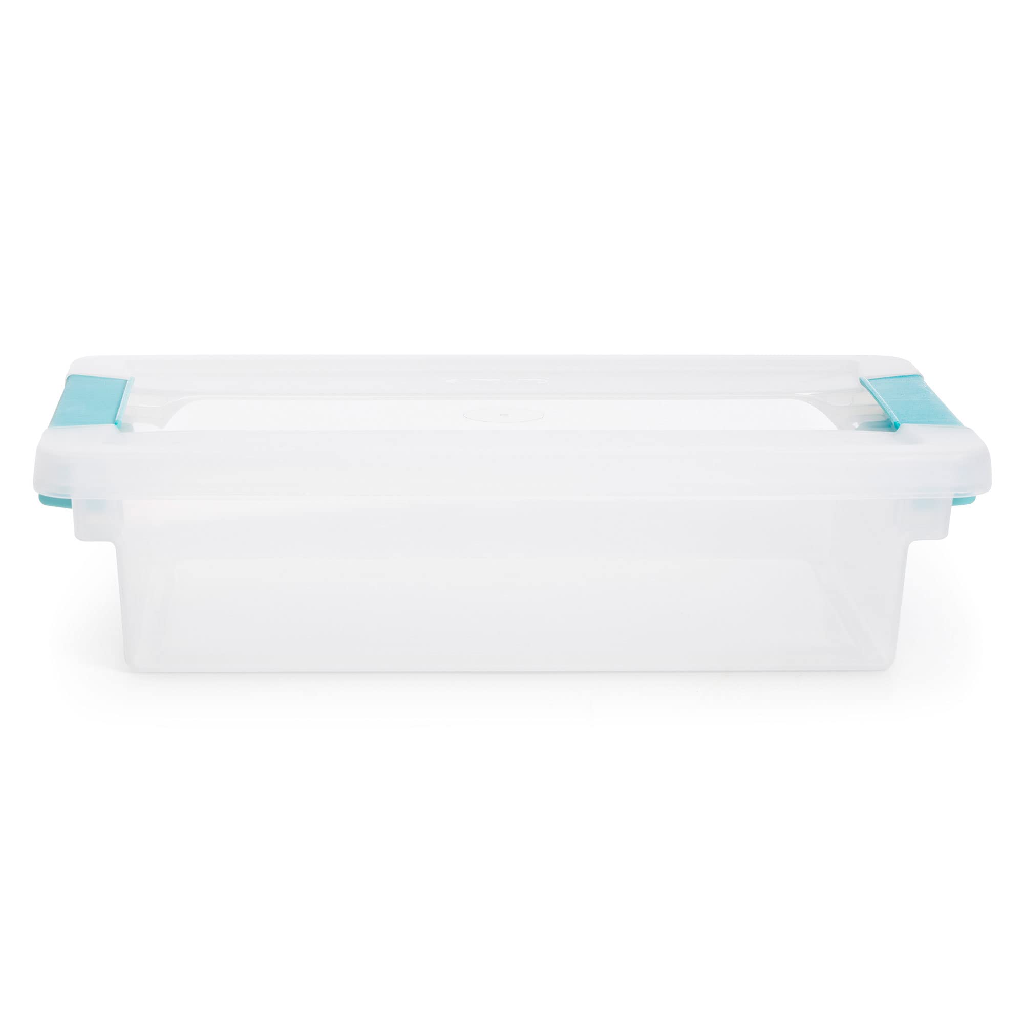 sterilite-small-clear-plastic-storage-file-clip-organizer-tote-with-latching-lid image 7