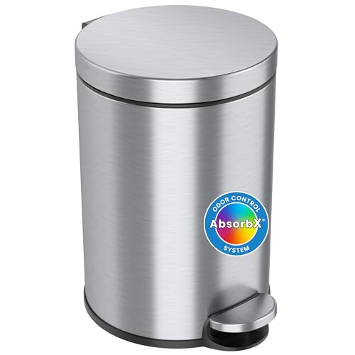 itouchless-softstep-3-2-gallon-stainless-steel-step-trash-can-with-odor-control- image 7