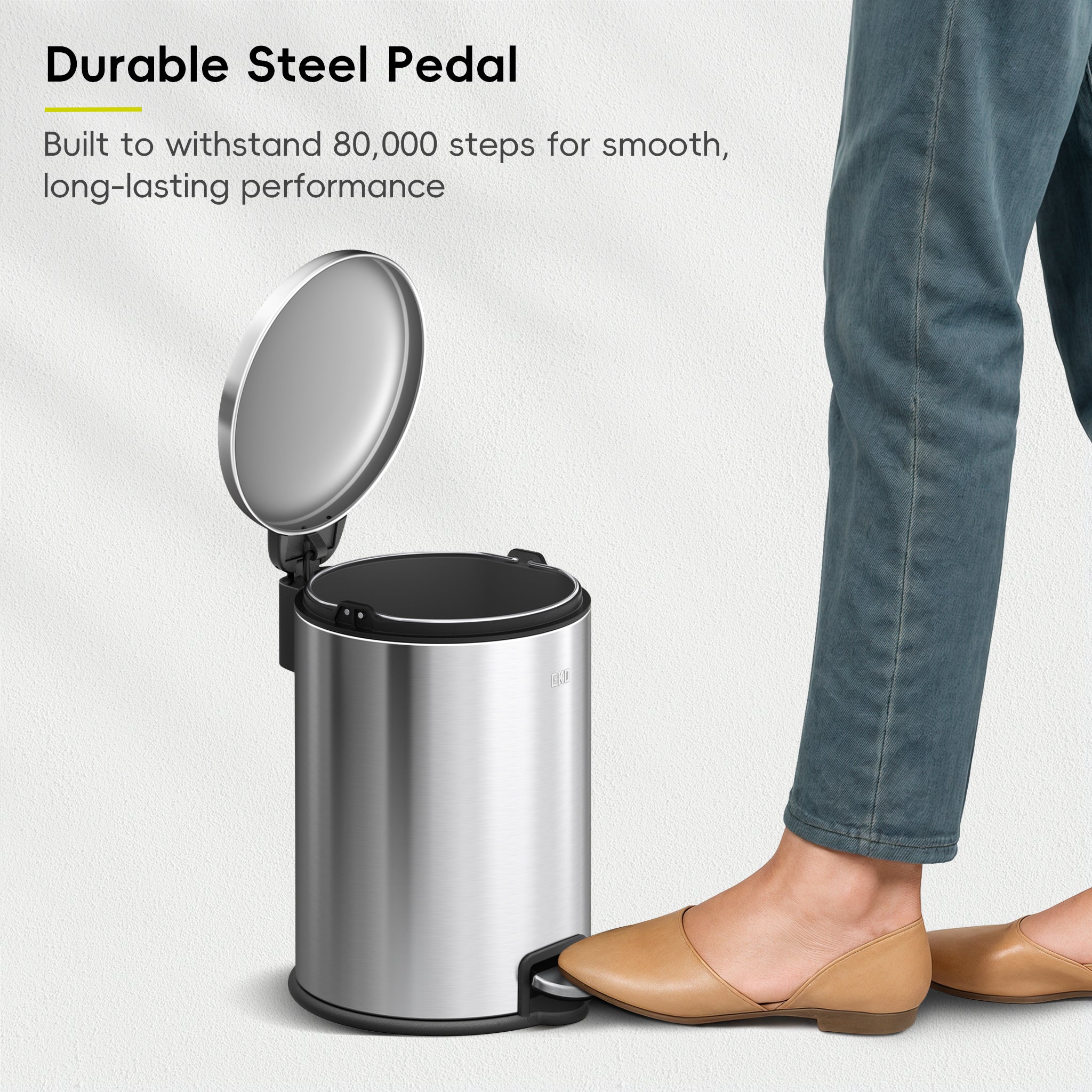 eko-essentials-serene-step-can-5l-1-3gal-stainless-steel-step-trash-can image 3