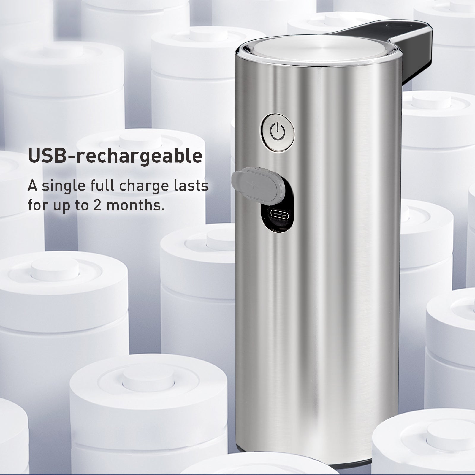 eko-deluxe-aroma-smart-liquid-soap-dispenser-stainless-steel image 5