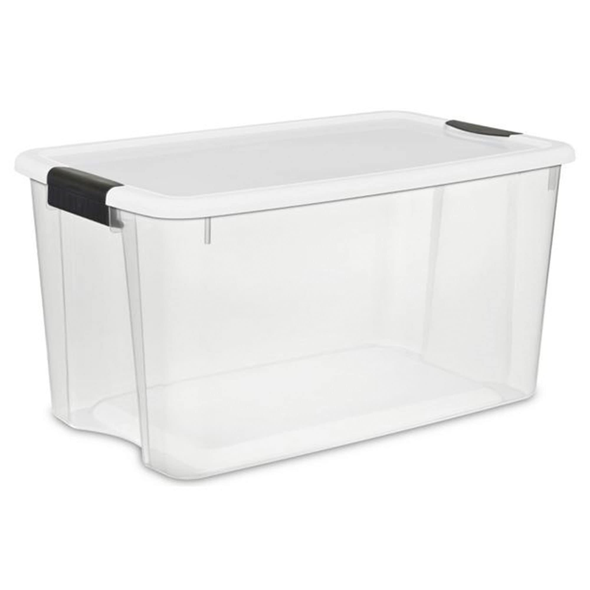sterilite-storage-solution-with-106-quart-clear-latching-tote-4-pack-66-quart-st image 2