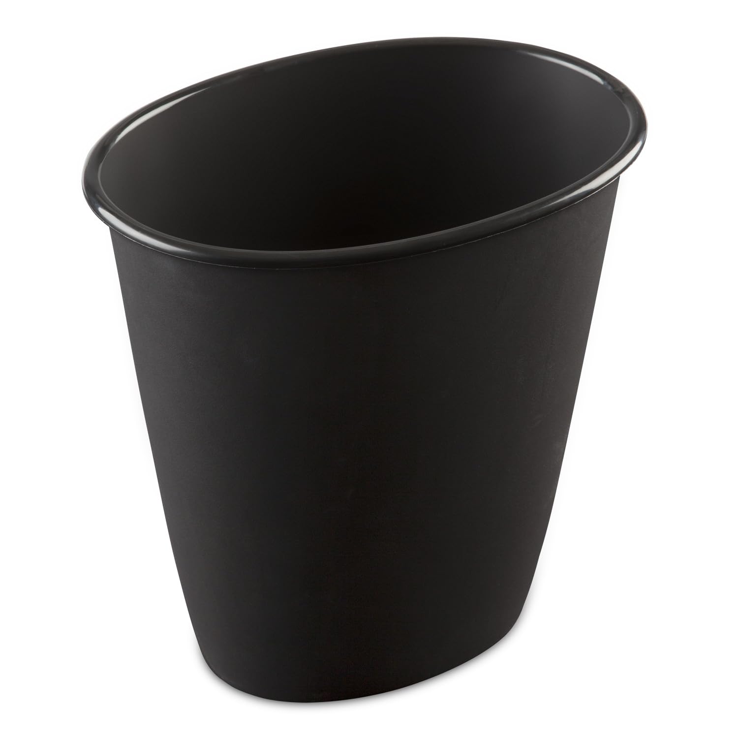 sterilite-1-5-gallon-oval-vanity-wastebasket-small-open-top-trash-can-for-bathro image 2