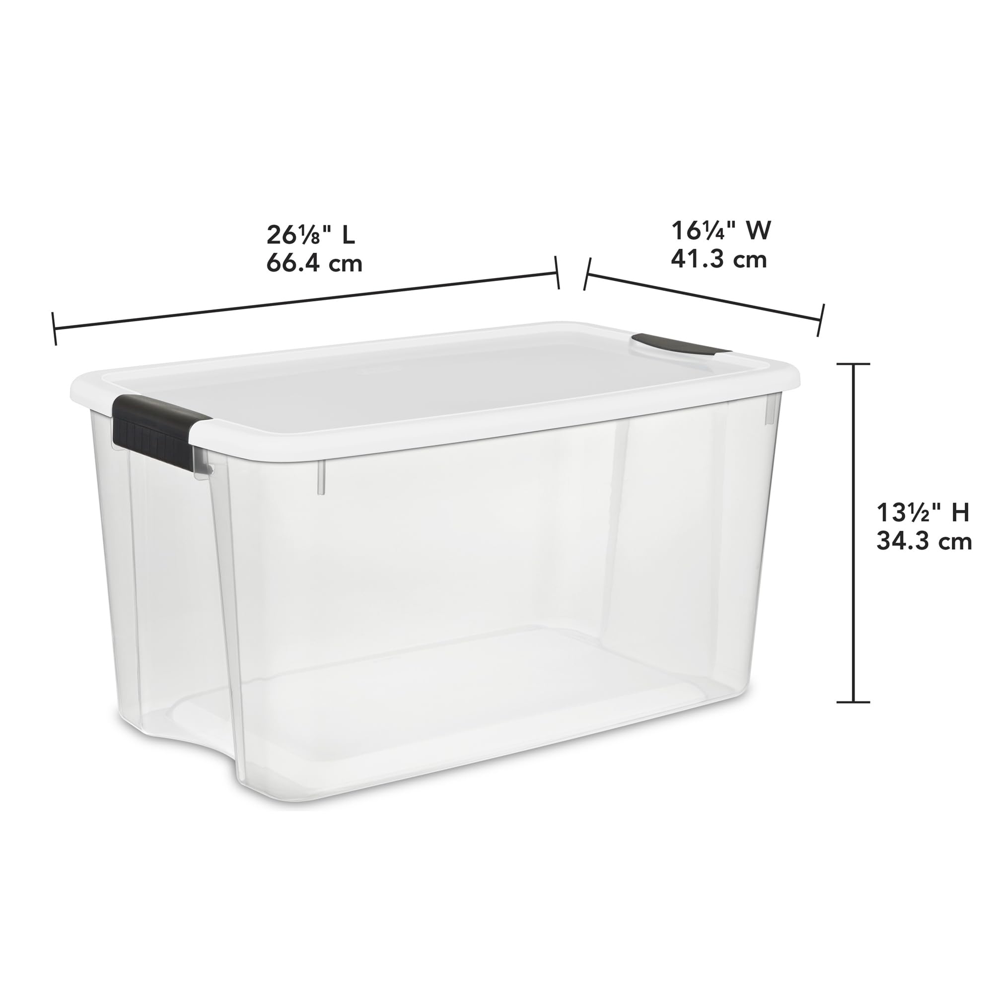 sterilite-ultra-latch-box-4-pack-70-qt-latching-box-6-pack-64-qt-clear-plastic-s image 2