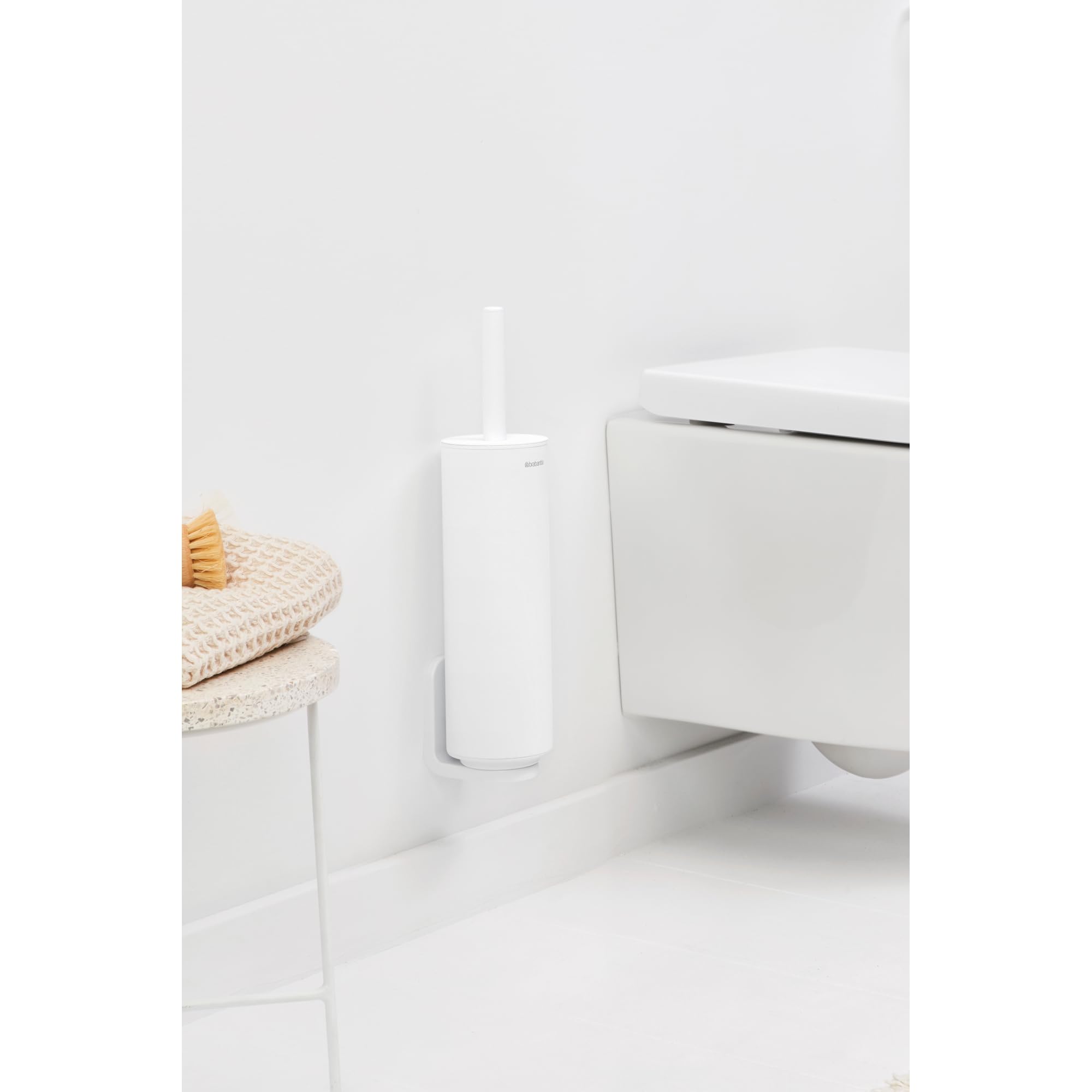 brabantia-mindset-toilet-brush-holder-mineral-fresh-white-bristle-brush-wall-mou image 5