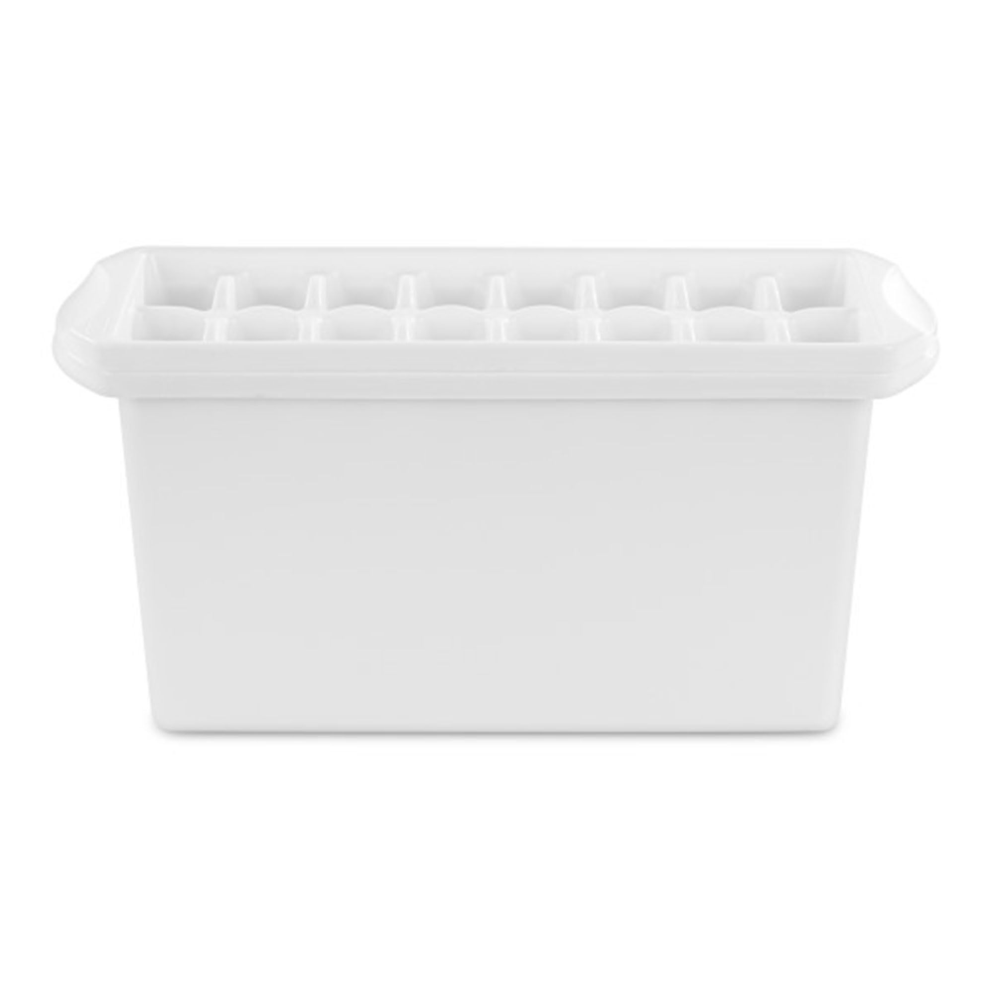 sterilite-ice-cube-bin-narrow-freezer-refrigerator-storage-dishwasher-safe-white image 5