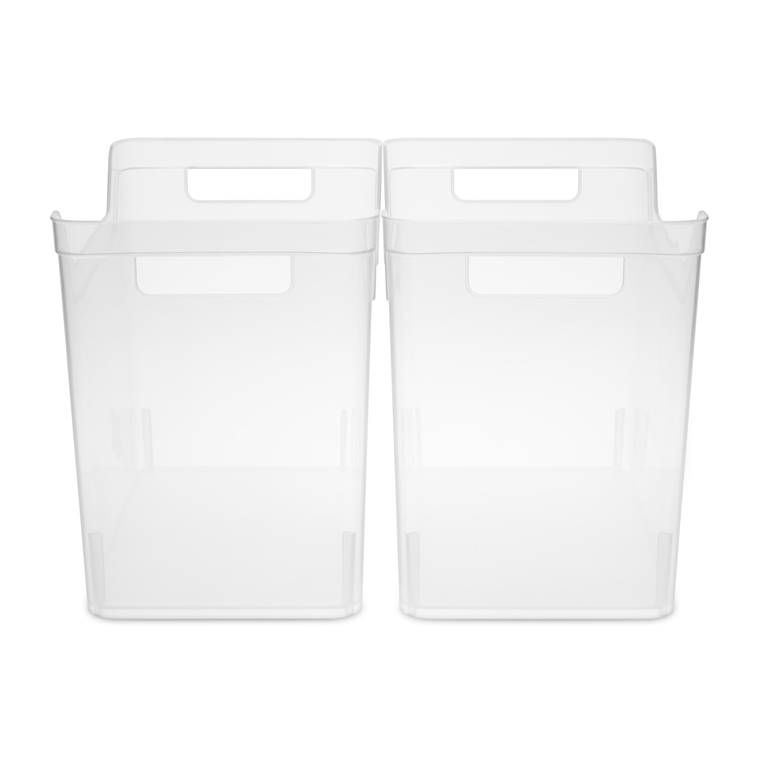 sterilite-medium-shelf-bin-with-handles-clear-plastic-storage-container-6-pack image 4