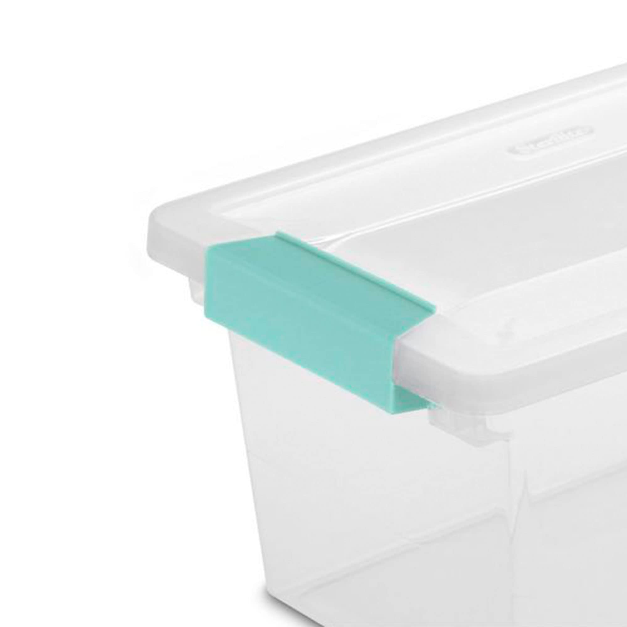 sterilite-medium-and-small-clip-latch-lid-storage-container-totes-12-12-pack-24- image 5