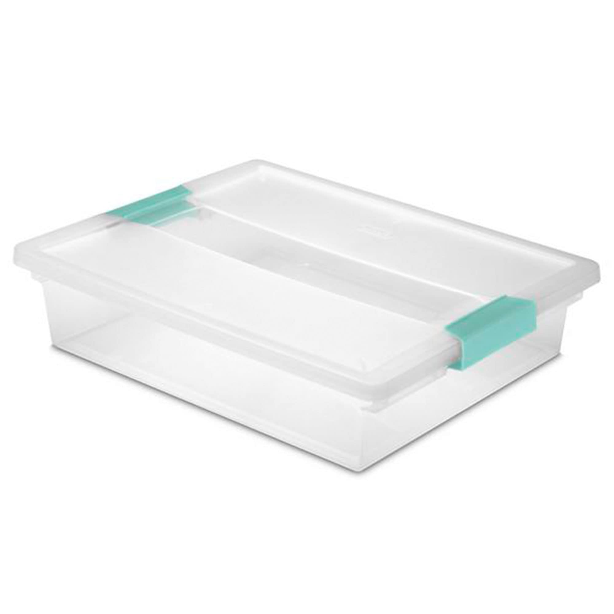 sterilite-large-small-clip-clear-storage-boxes-12-pack image 4