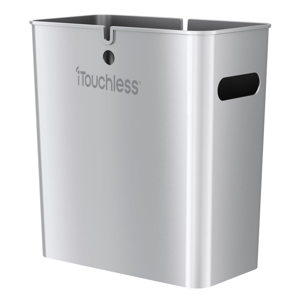itouchless-slimgiant-4-2-gallon-dual-compartment-slim-trash-can-storage-bin-16l- image 1
