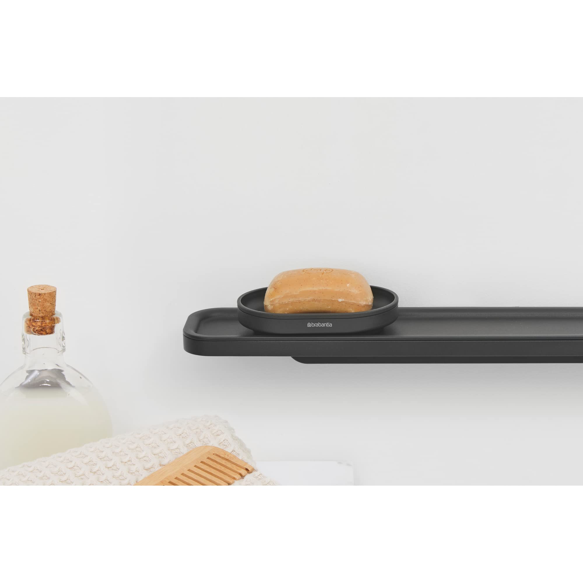 brabantia-mindset-soap-dish-mineral-infinite-gray-anti-rust-metal-soap-tray image 7