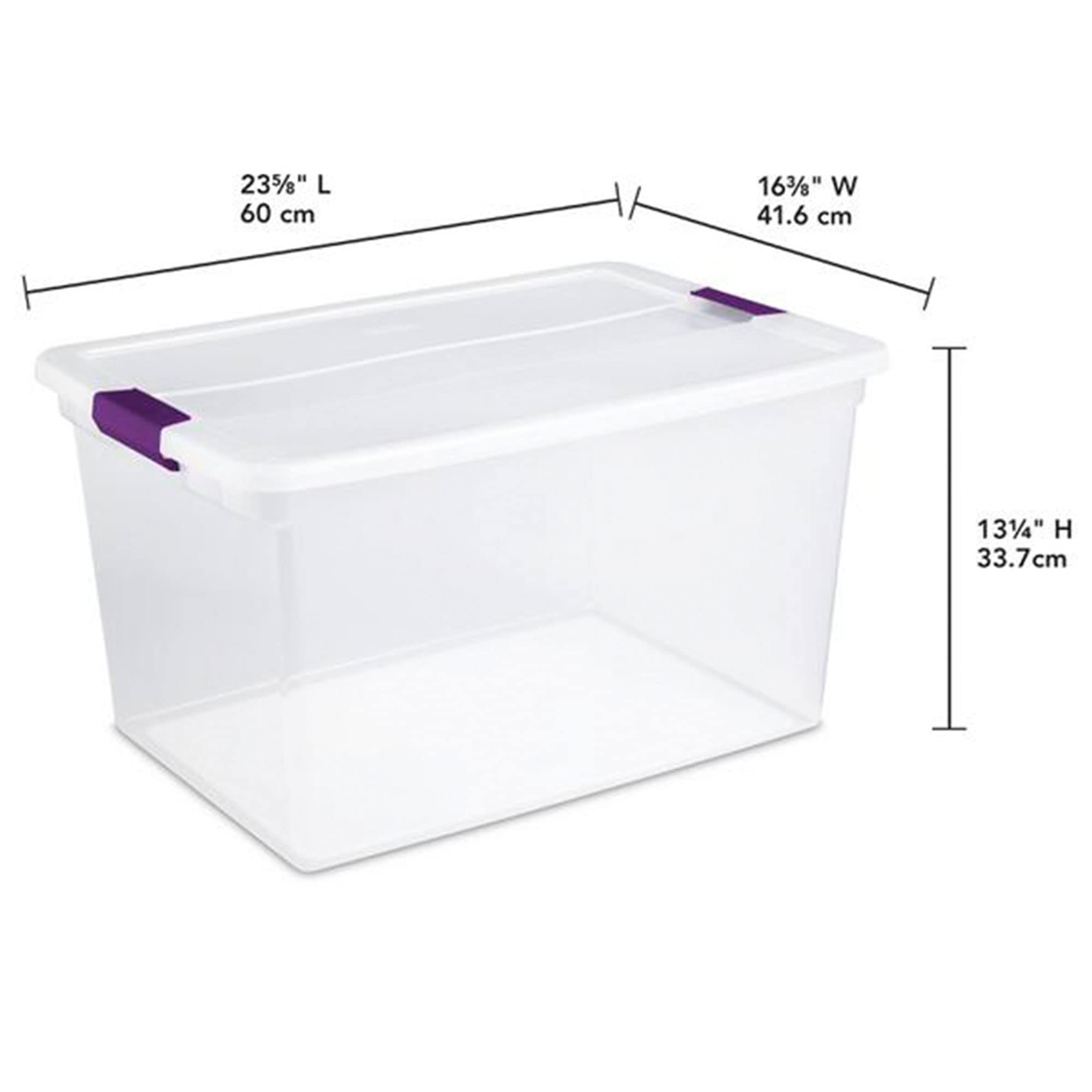 sterilite-116-quart-and-66-quart-multipurpose-ultra-storage-tote-box-set-clear-4 image 3