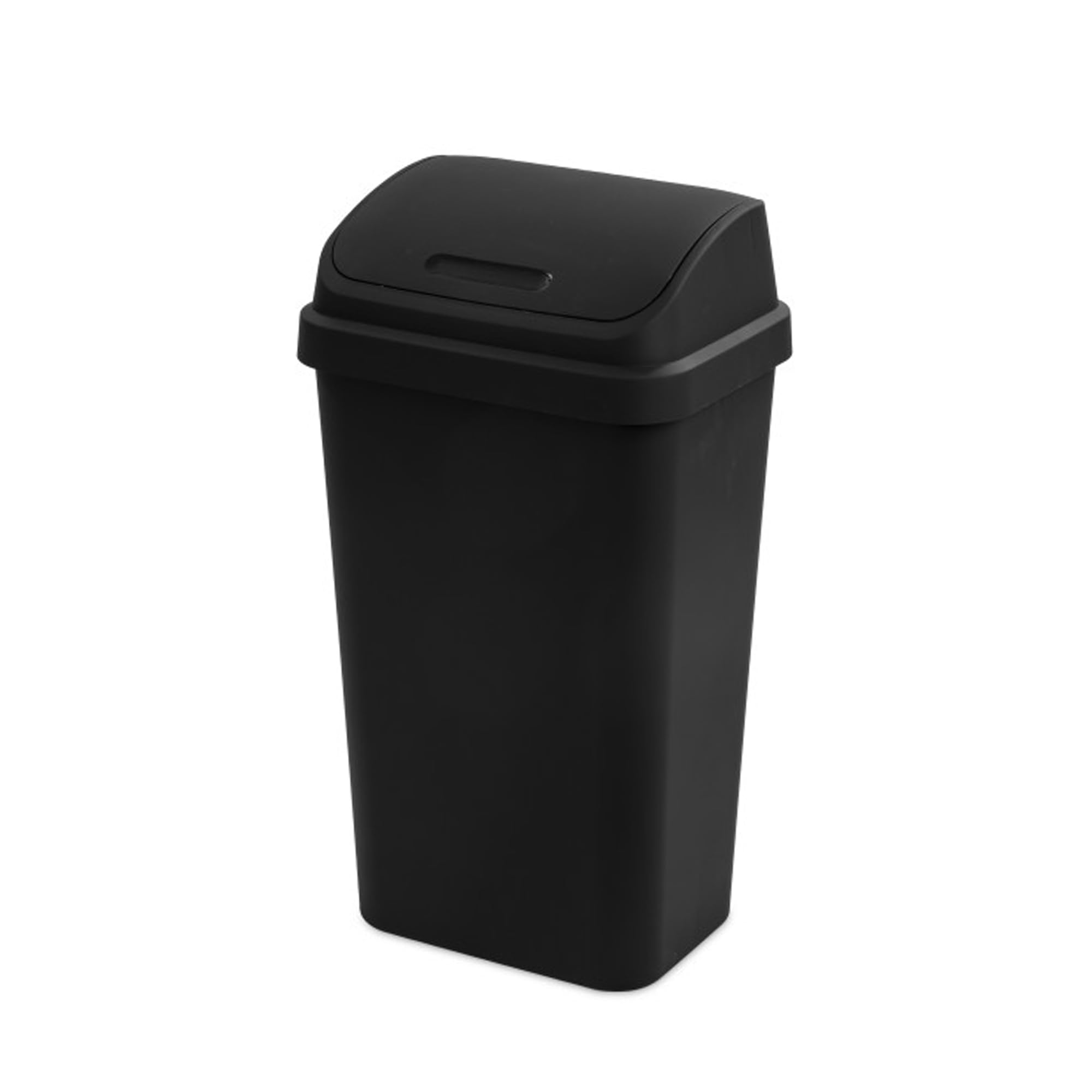 sterilite-4-pack-swing-top-wastebasket-13-gallon-black image 7