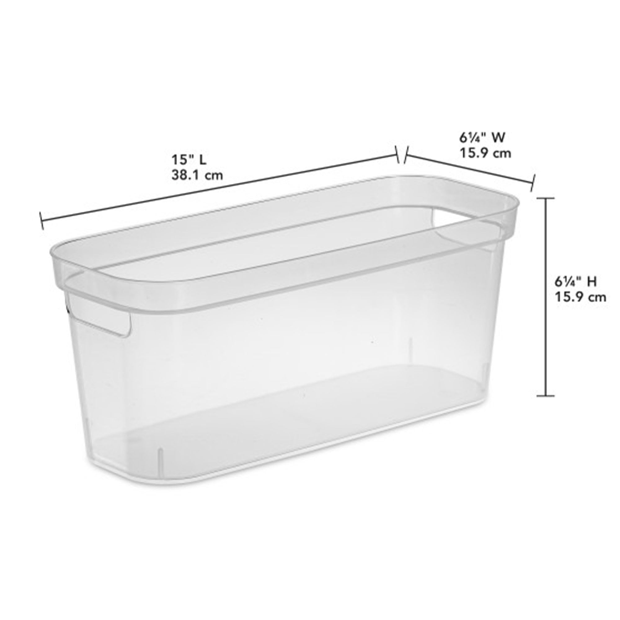 sterilite-6-25x6-25x15-inch-narrow-modern-storage-bin-with-carry-through-handles image 3