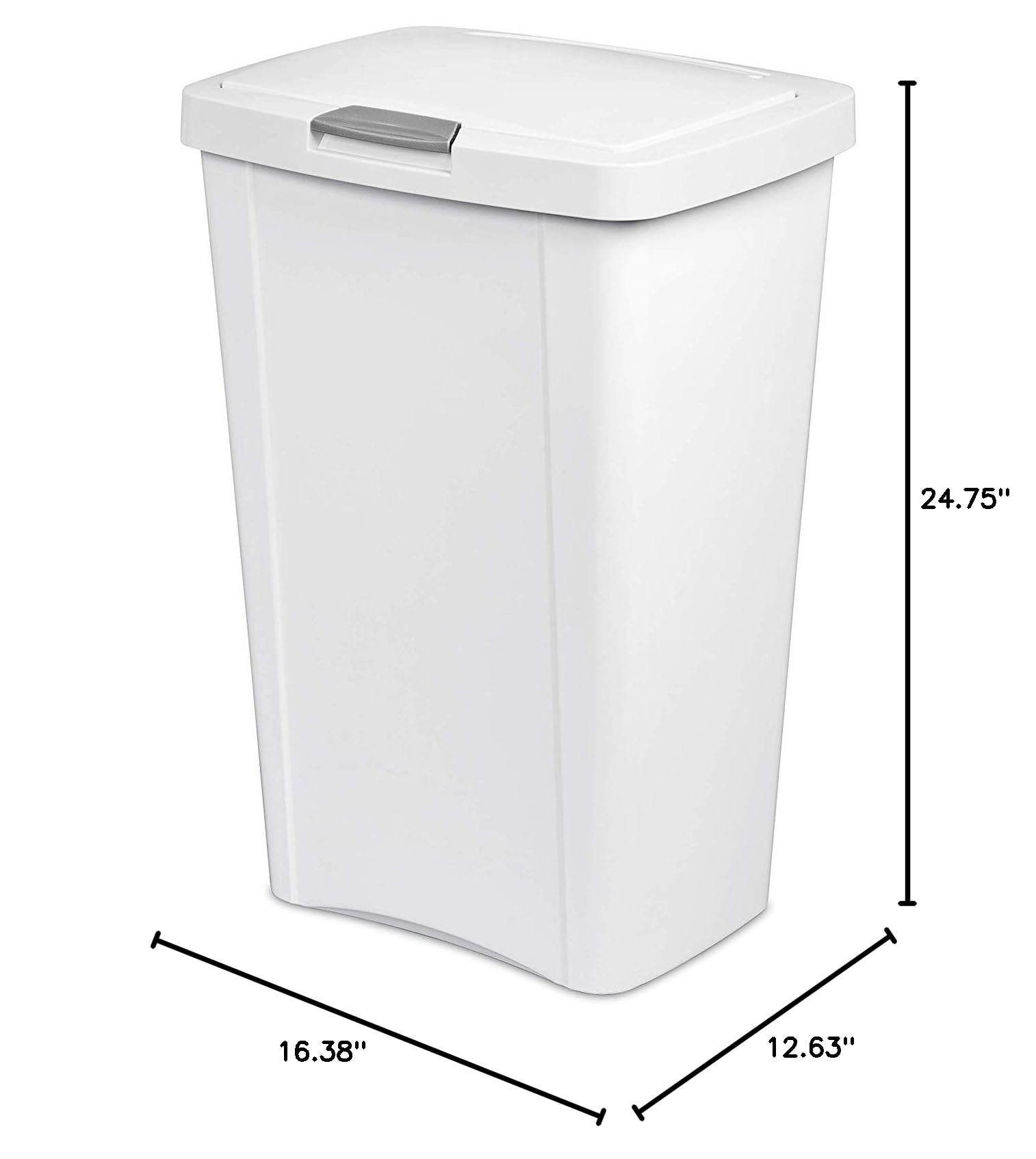 sterilite-13-gallon-touchtop-wastebasket-with-lid-4-pack-easy-touch-open-trash-c image 3