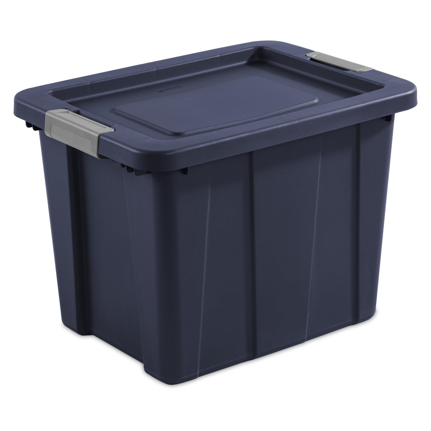 sterilite-18-gal-latching-tuff1-storage-tote-stackable-blue-6-pack image 2