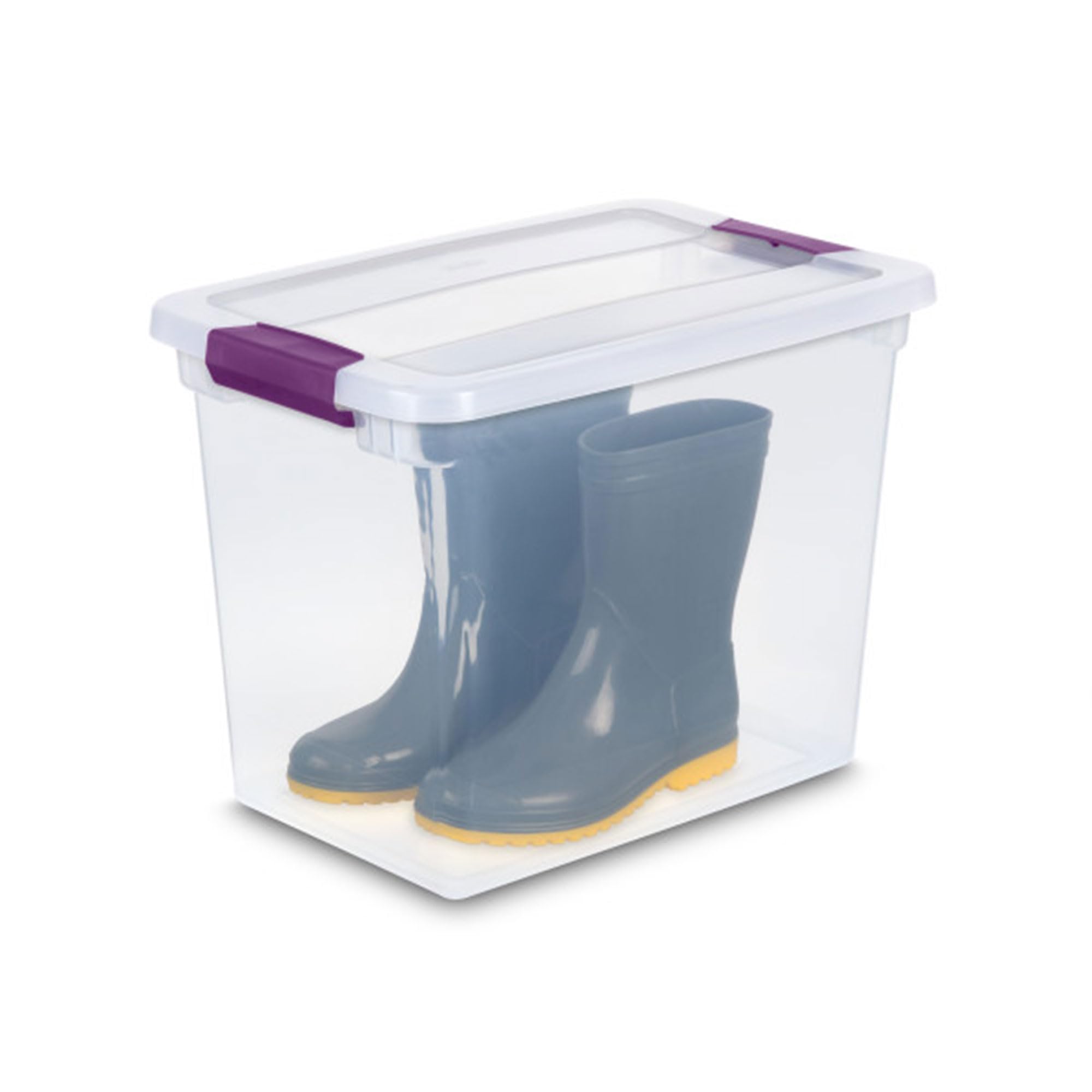 sterilite-27-qt-clearview-latch-storage-box-12-pack-clear-with-latching-lids image 6
