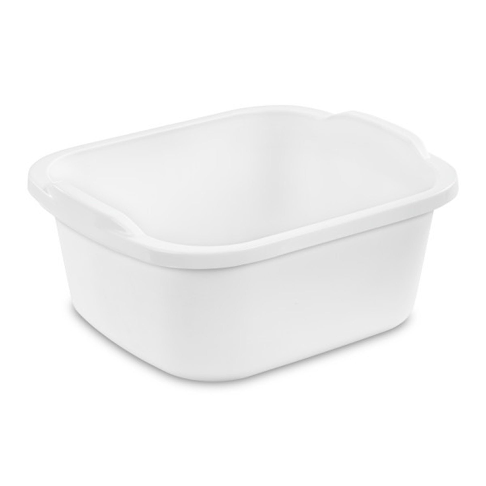 sterilite-12-quart-plastic-dishpan-heavy-duty-multipurpose-white-32-pack image 1