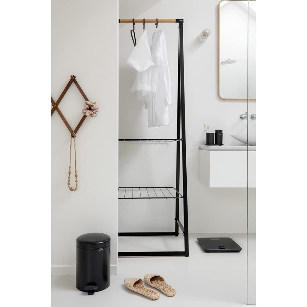 brabantia-new-icon-step-trash-can-0-8-gallon-matt-black-soft-closing-removable-b image 3