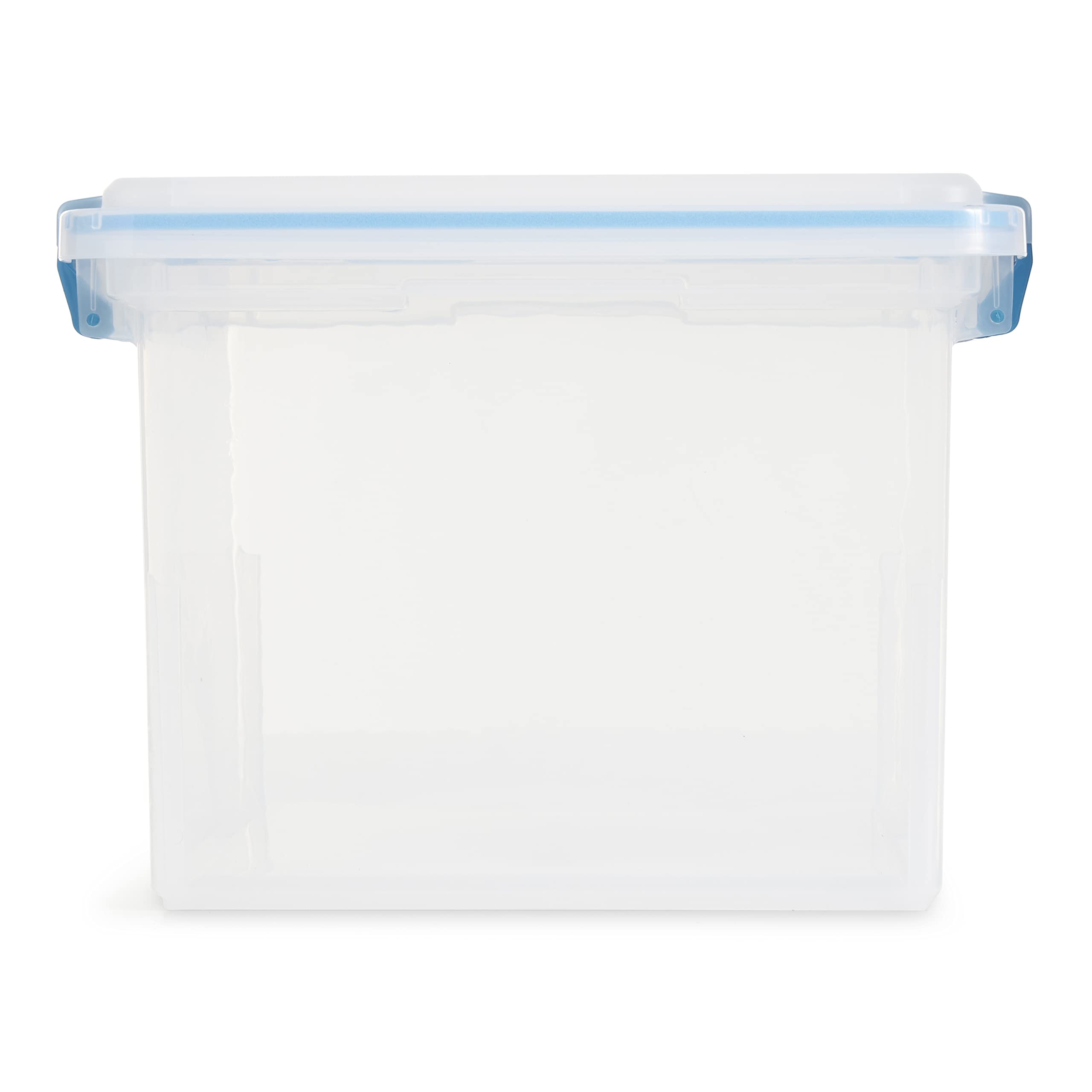 sterilite-32-quart-clear-stackable-storage-container-with-latching-lid-4-pack image 4