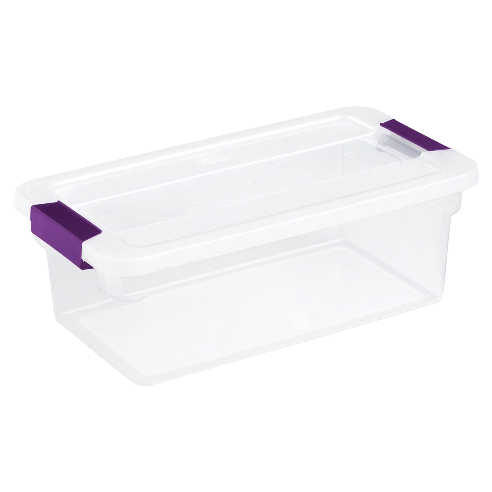 sterilite-6-pack-66-qt-12-pack-6-qt-clearview-latch-box-stackable-clear-plastic- image 5