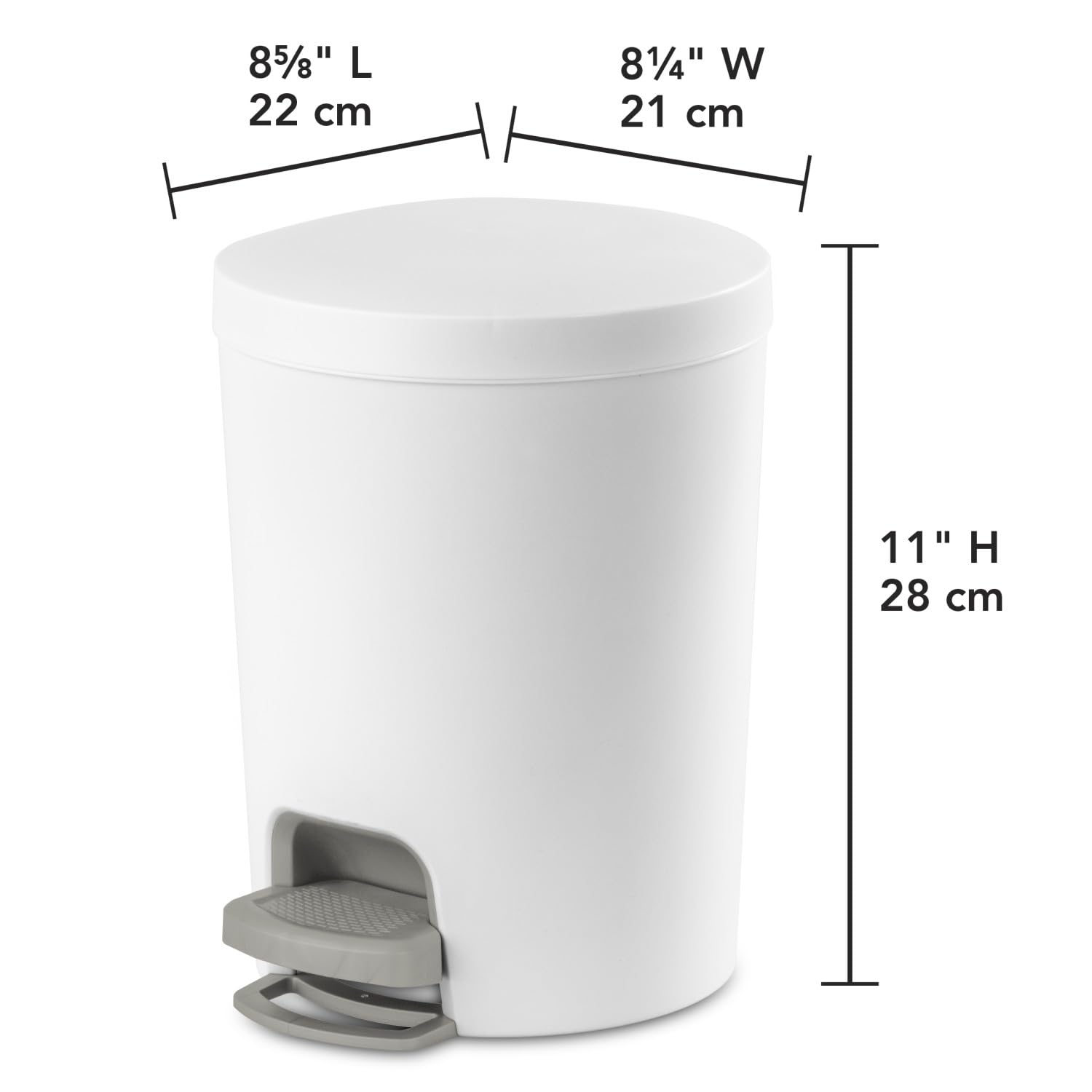 sterilite-1-6-gallon-stepon-wastebasket-with-lid-2-pack-white image 5