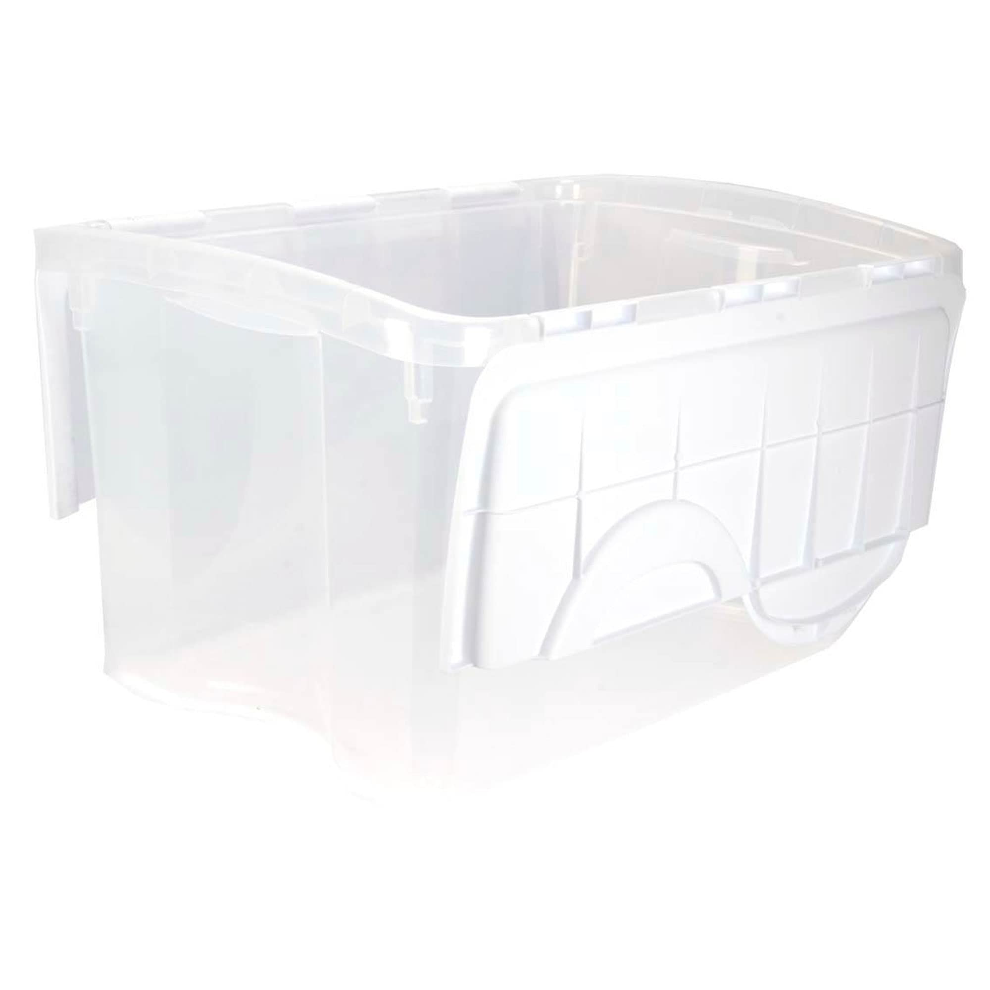 sterilite-48-quart-multipurpose-clear-storage-box-tote-with-secure-hinged-lid-30 image 4