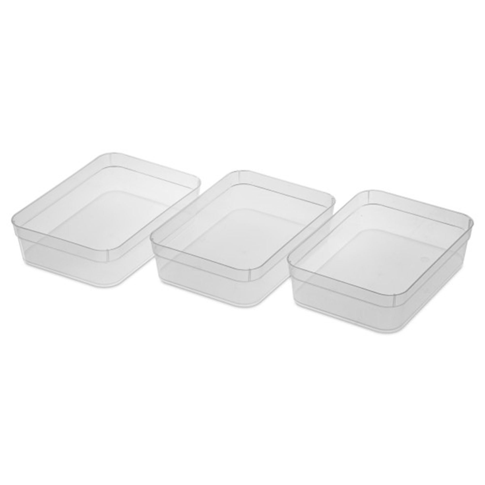 sterilite-large-storage-tray-containers-24-pack-clear-durable-desktop-drawer-org image 1