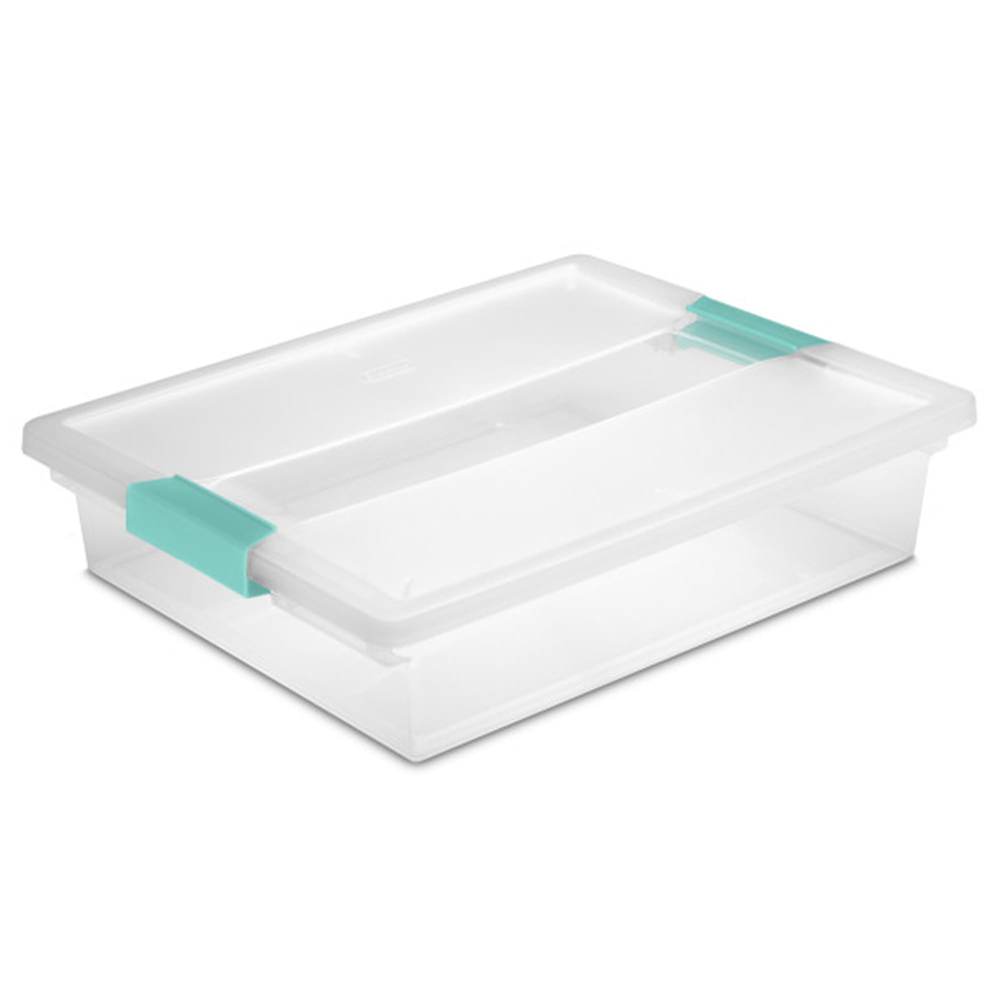 sterilite-large-clear-plastic-stackable-storage-container-bin-box-tote-with-clea image 1