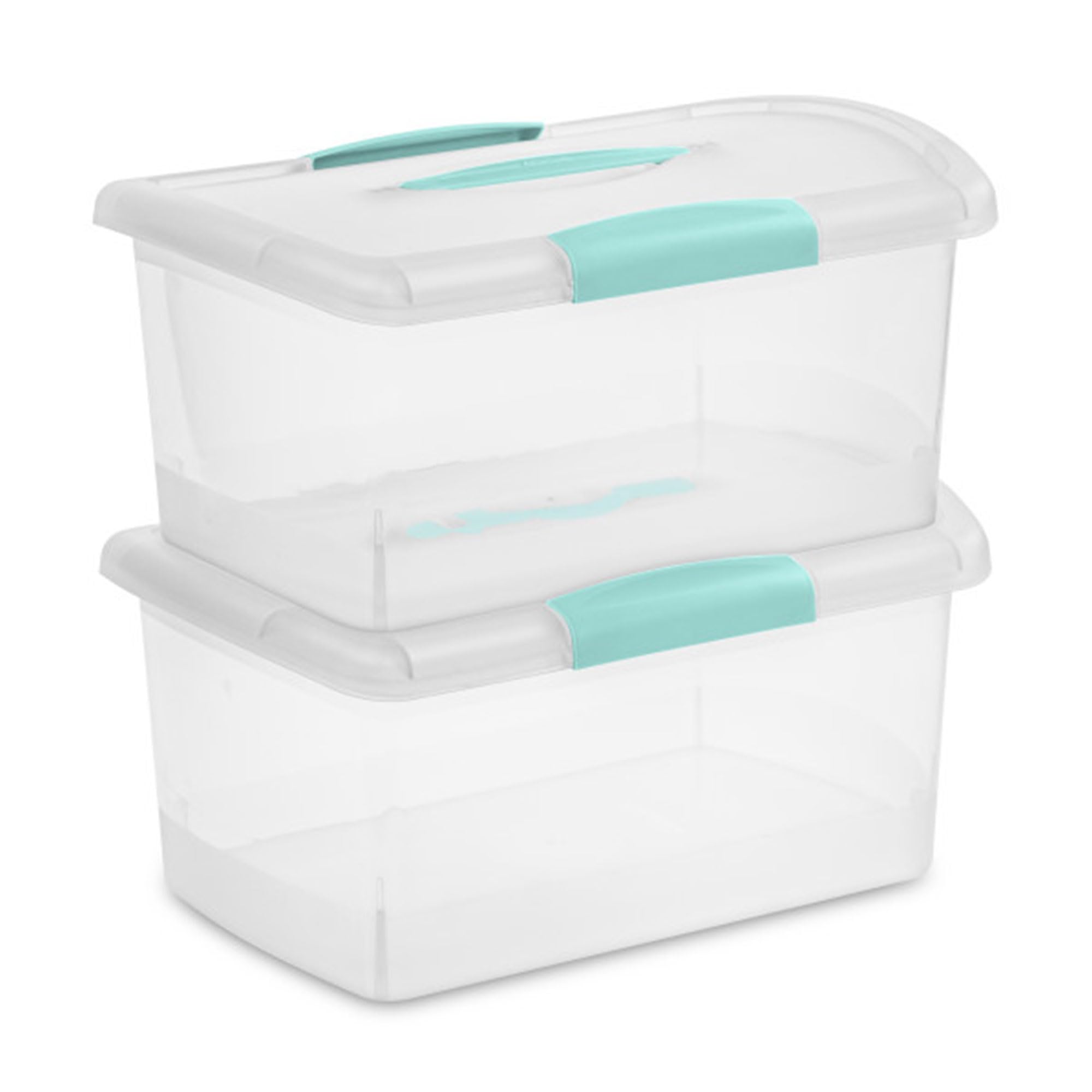 sterilite-medium-nesting-showoffs-stackable-storage-bins-with-latching-lid-and-h image 7