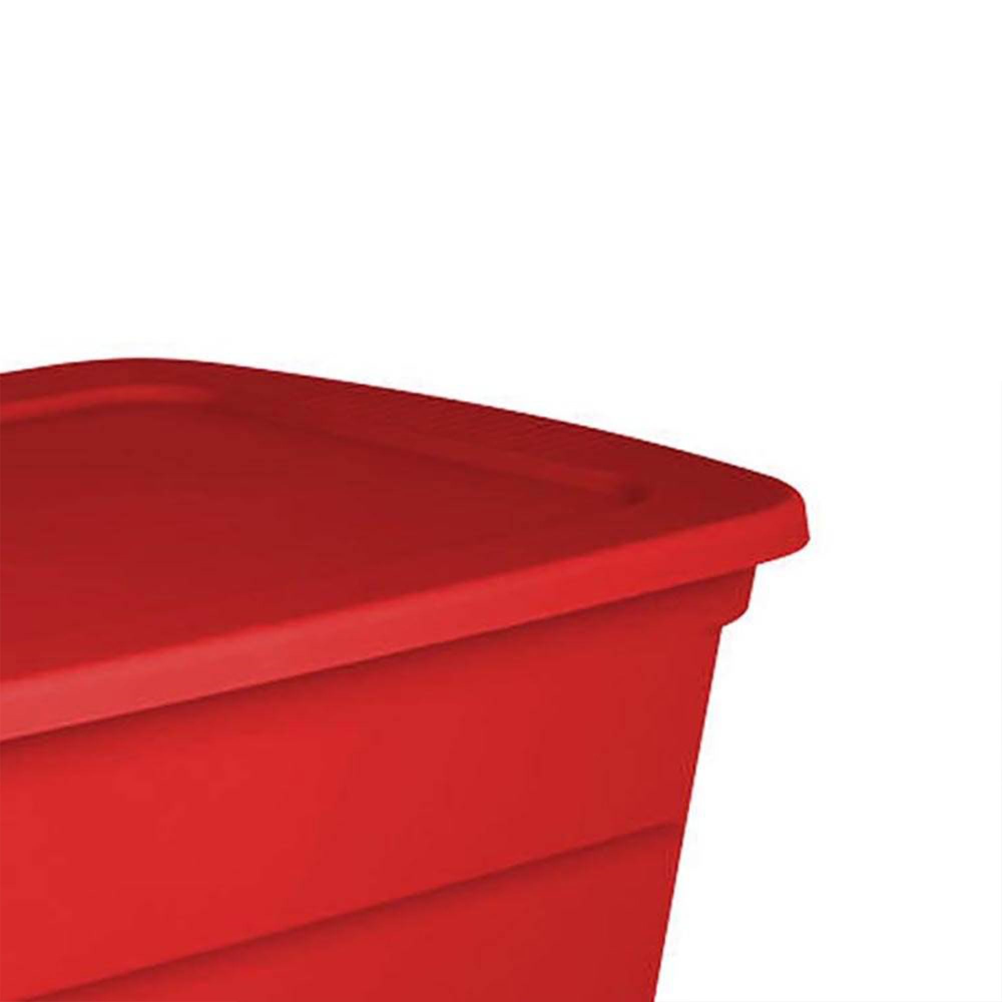sterilite-30-gallon-durable-stacking-seasonal-storage-tote-6-pack-red-heavy-duty image 4