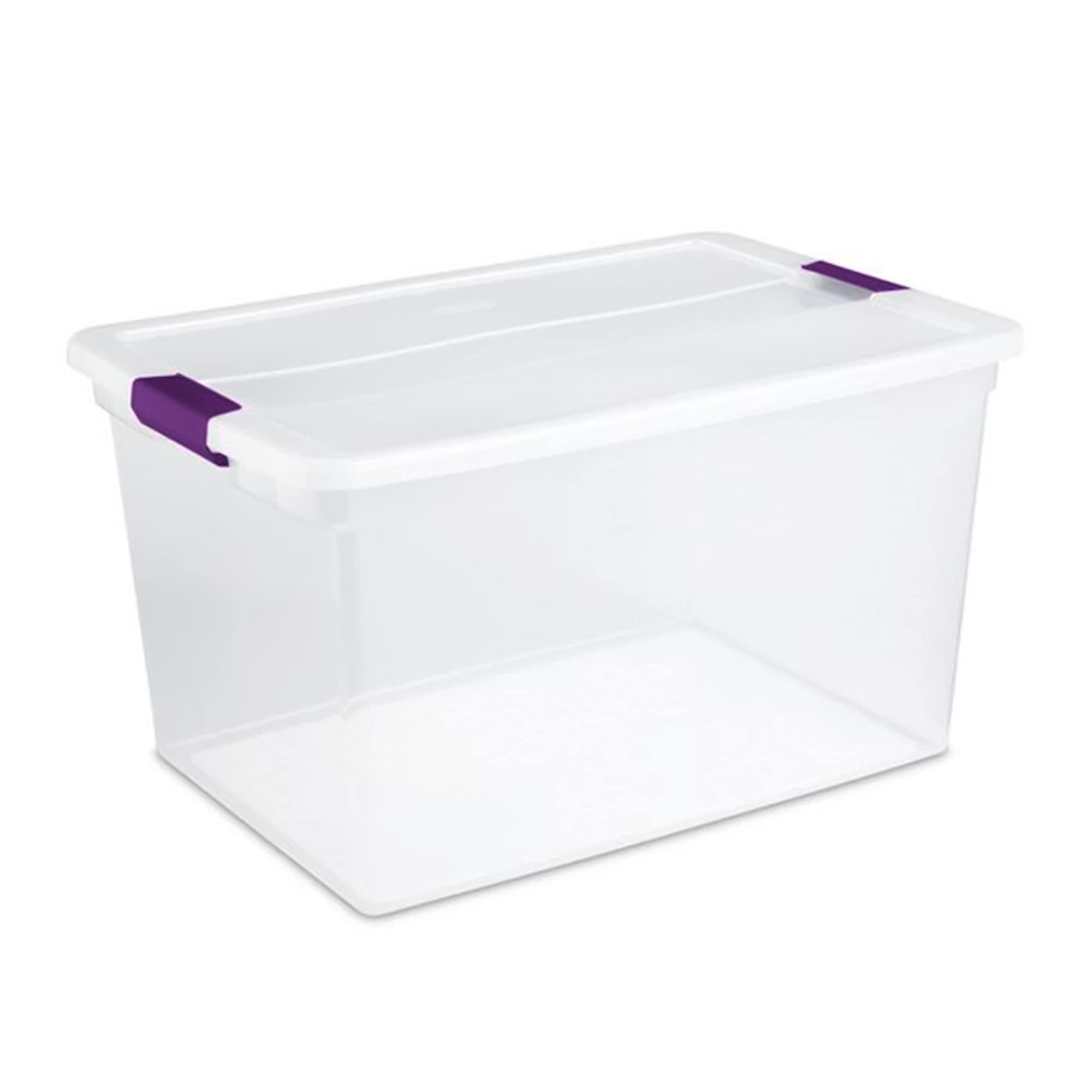 sterilite-clear-plastic-storage-totes-with-lids-6-pack-64-quart-and-6-pack-66-qu image 3