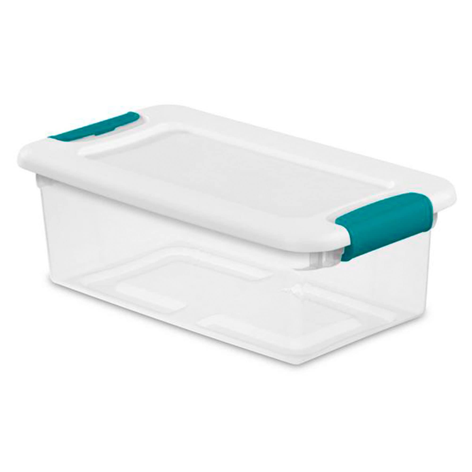 sterilite-clear-stackable-storage-box-tote-container-6-quart-12-pack-and-106-qua image 4