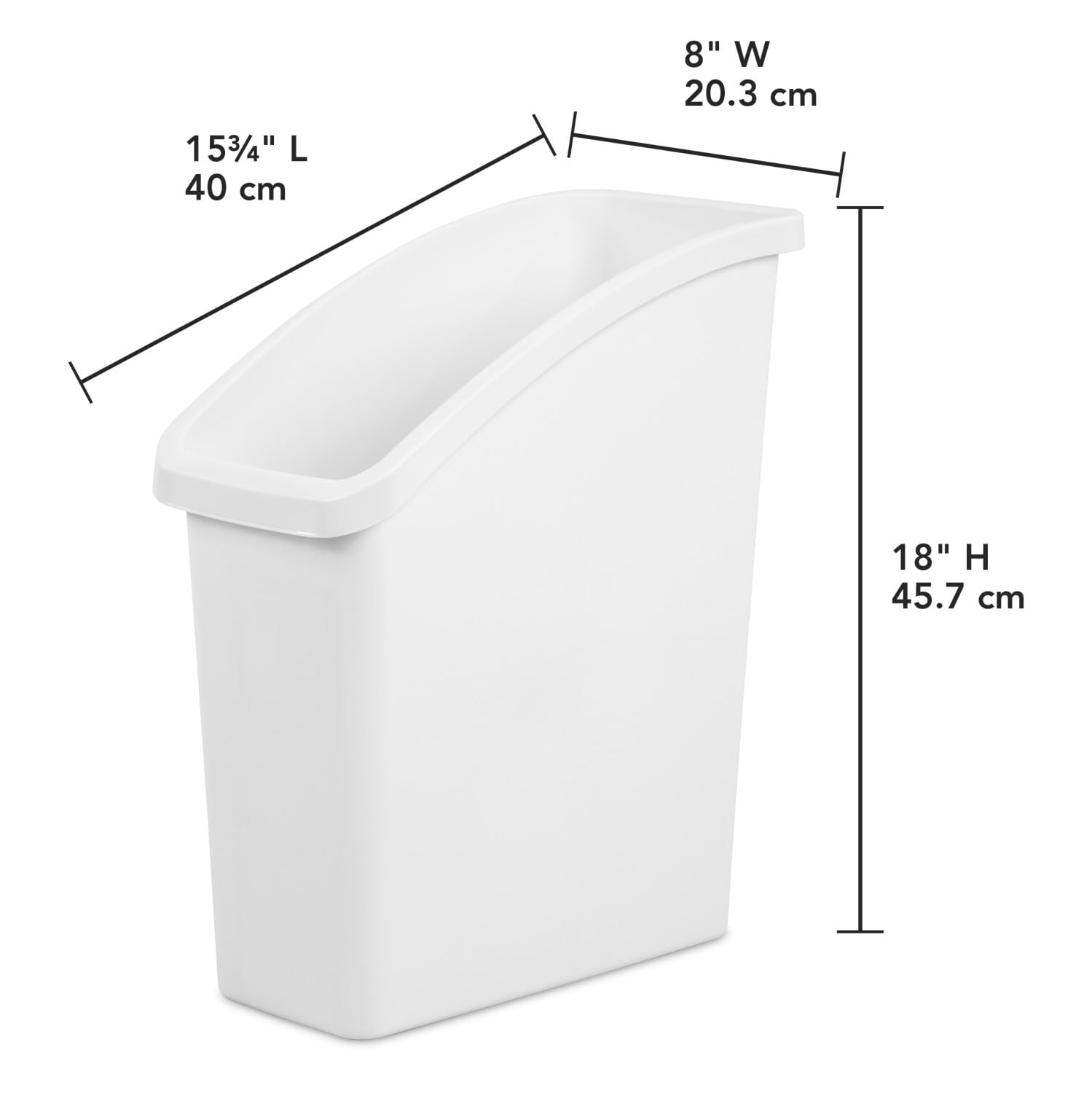 sterilite-under-sink-wastebasket-slim-plastic-trash-can-for-kitchen-or-bathroom- image 5