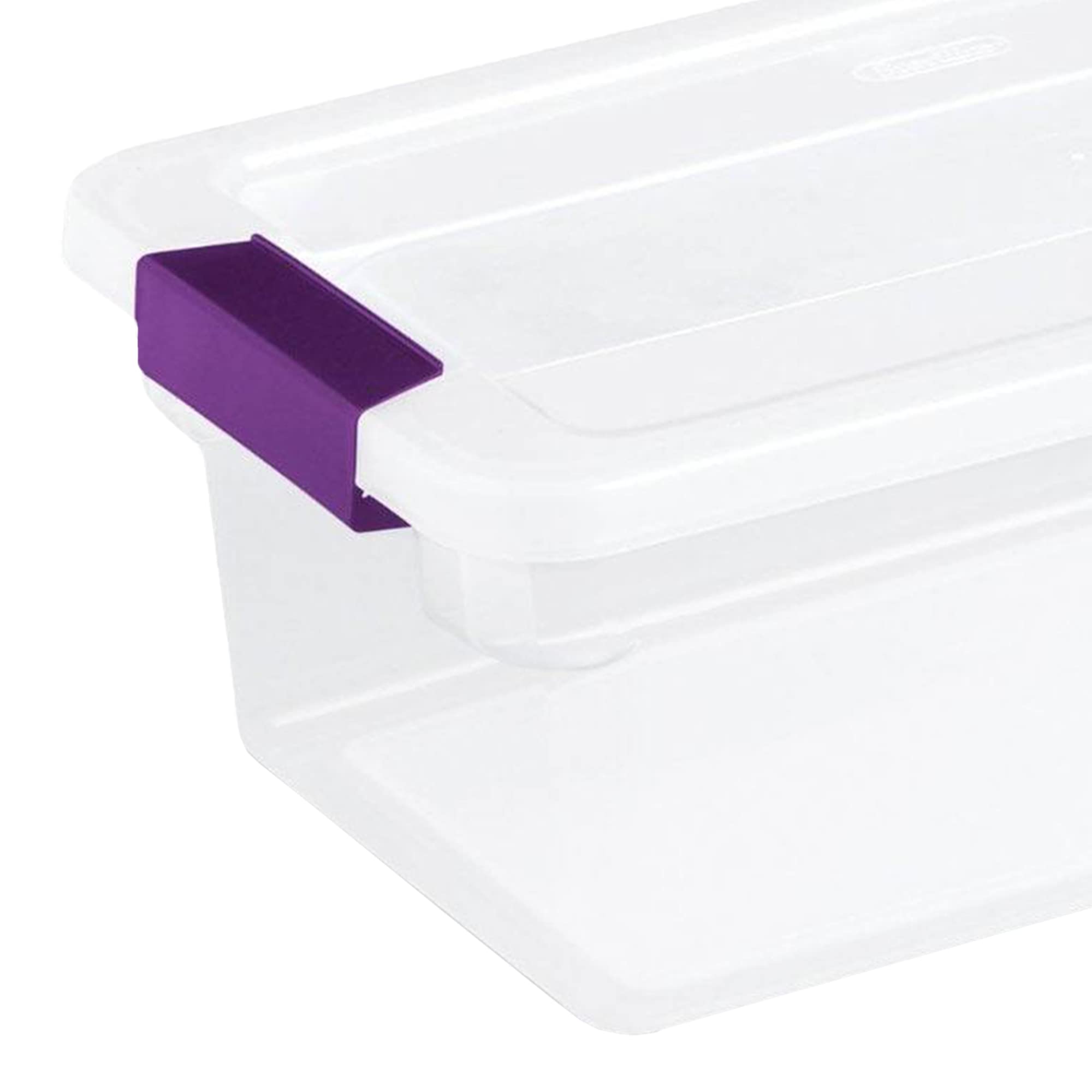 sterilite-6-pack-66-qt-12-pack-6-qt-clearview-latch-box-stackable-clear-plastic- image 6