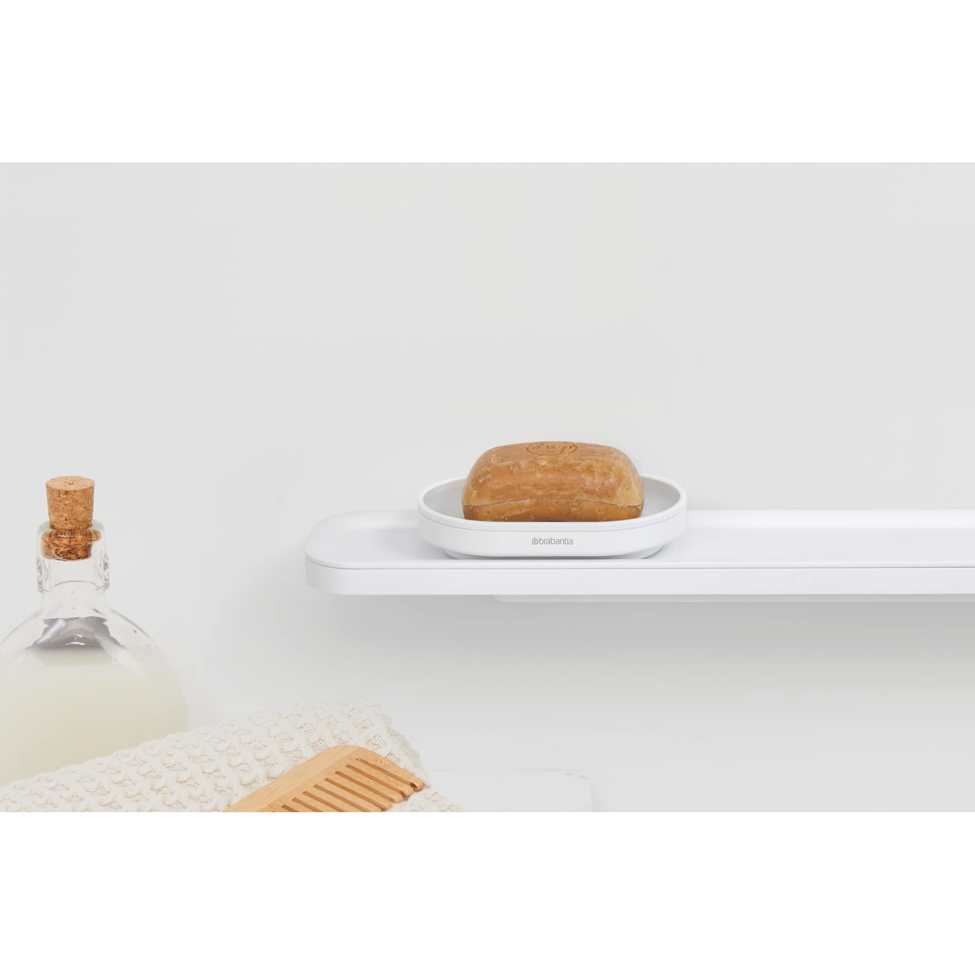 brabantia-mindset-soap-dish-mineral-fresh-white-anti-rust-metal-non-slip-basin-s image 7