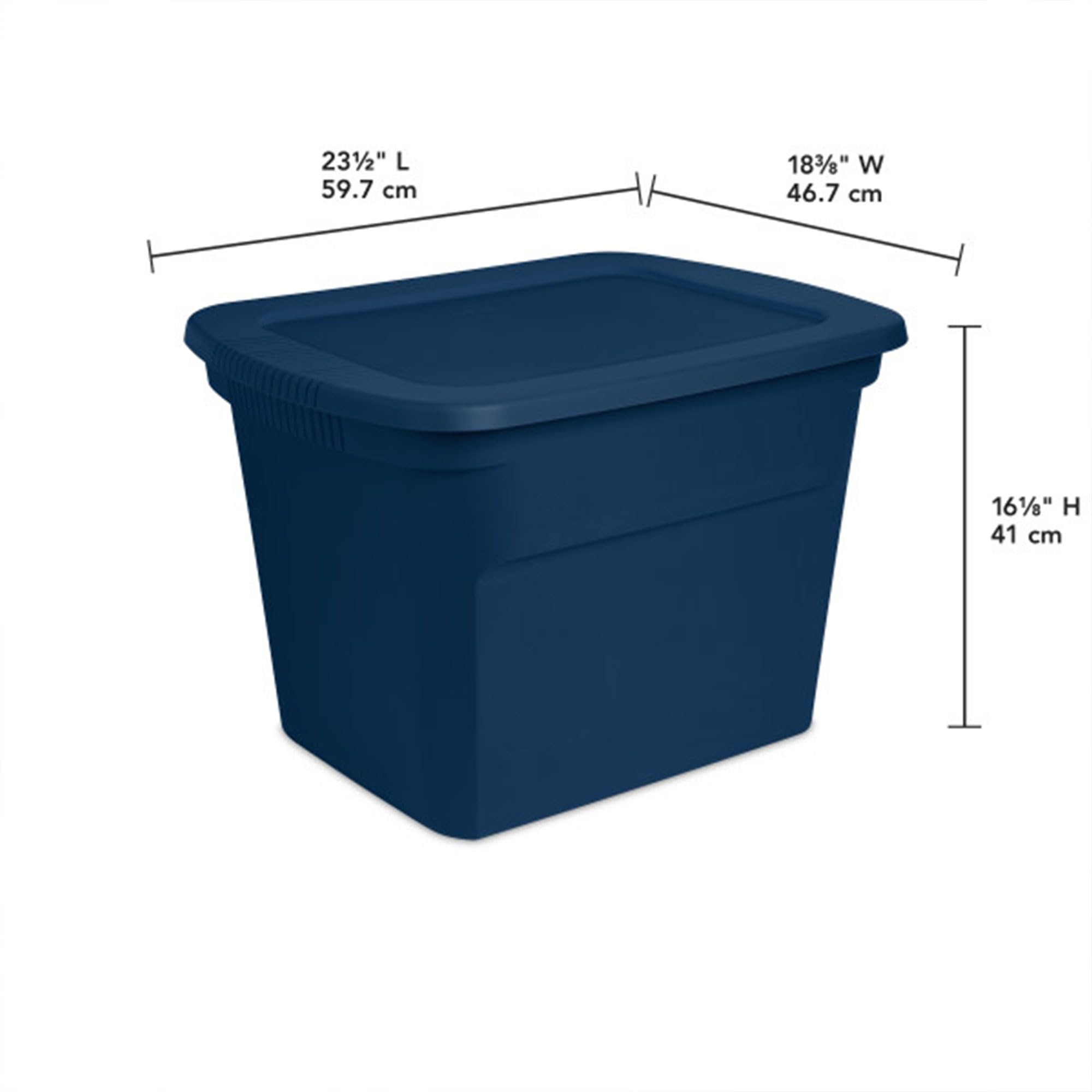 sterilite-8-pack-storage-tote-18-gallon-marine-blue-heavy-duty-plastic-bins-with image 2