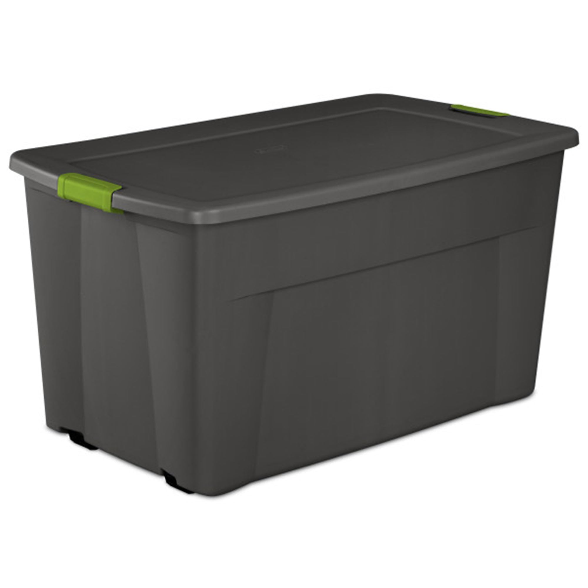sterilite-45-gallon-heavy-duty-plastic-stackable-storage-tote-with-wheels-and-la image 5