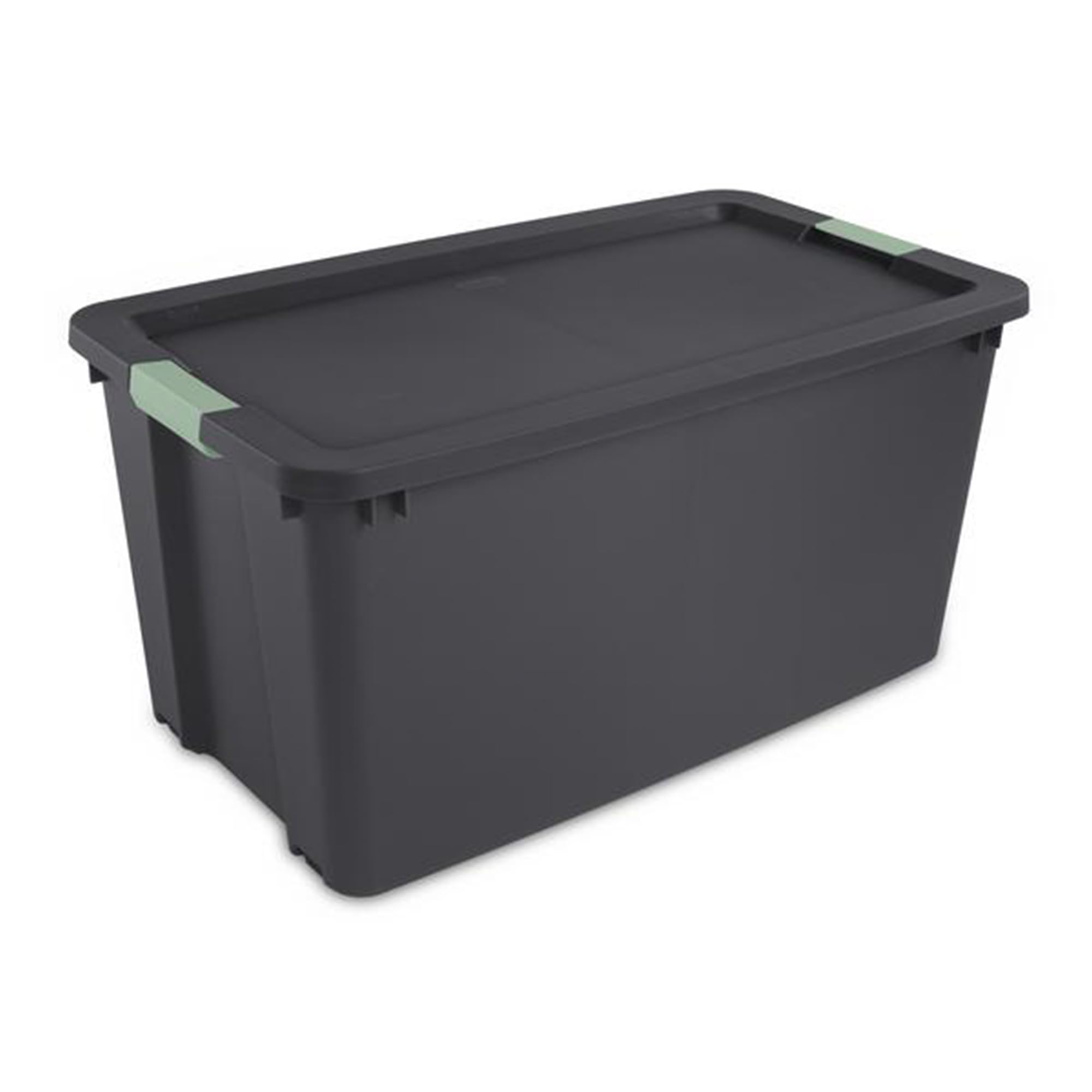 sterilite-6-pack-latch-tote-stackable-plastic-storage-bin-containers-20-gallon-g image 8