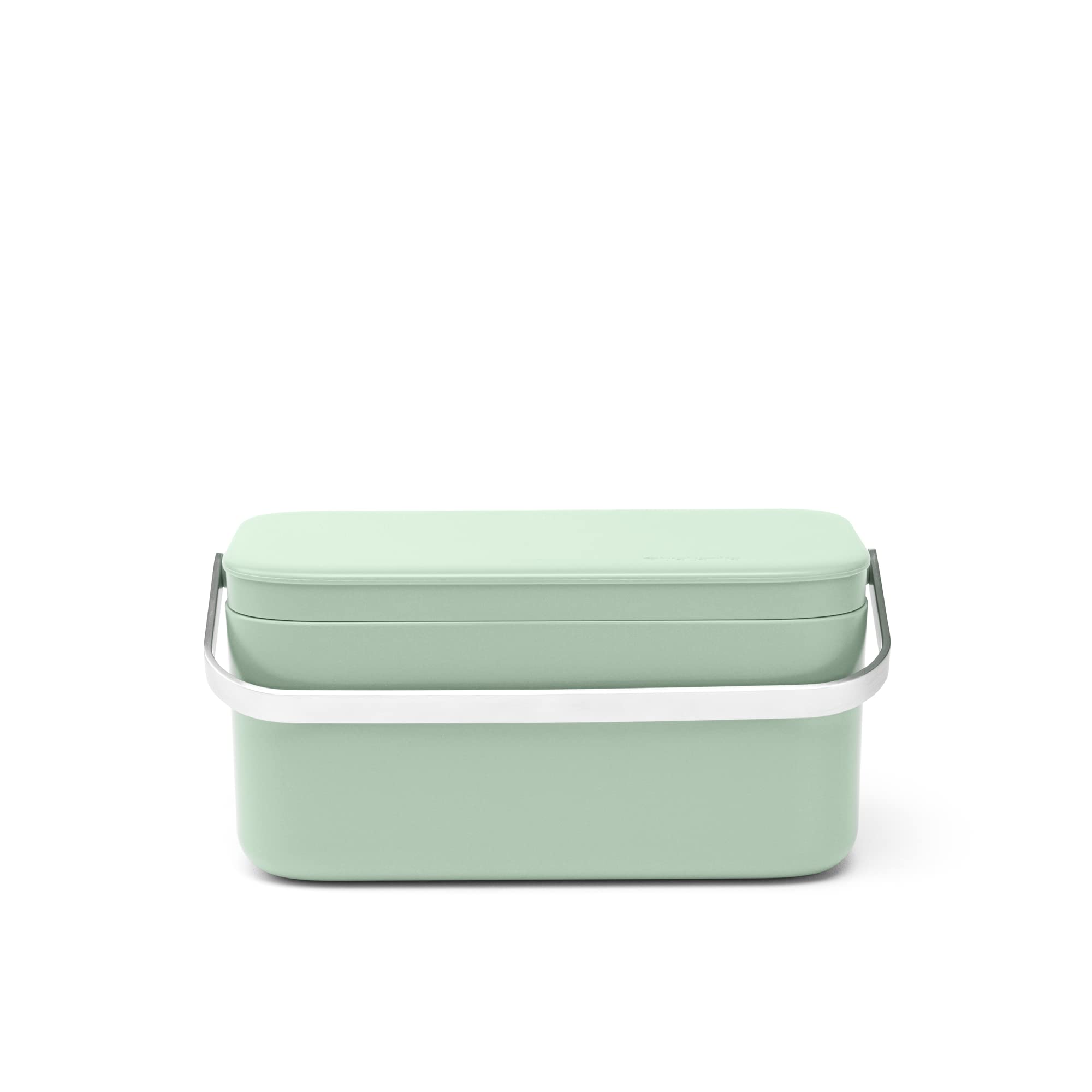brabantia-food-waste-caddy-0-48-gal-dark-gray-kitchen-compost-bin-with-stay-open image 6